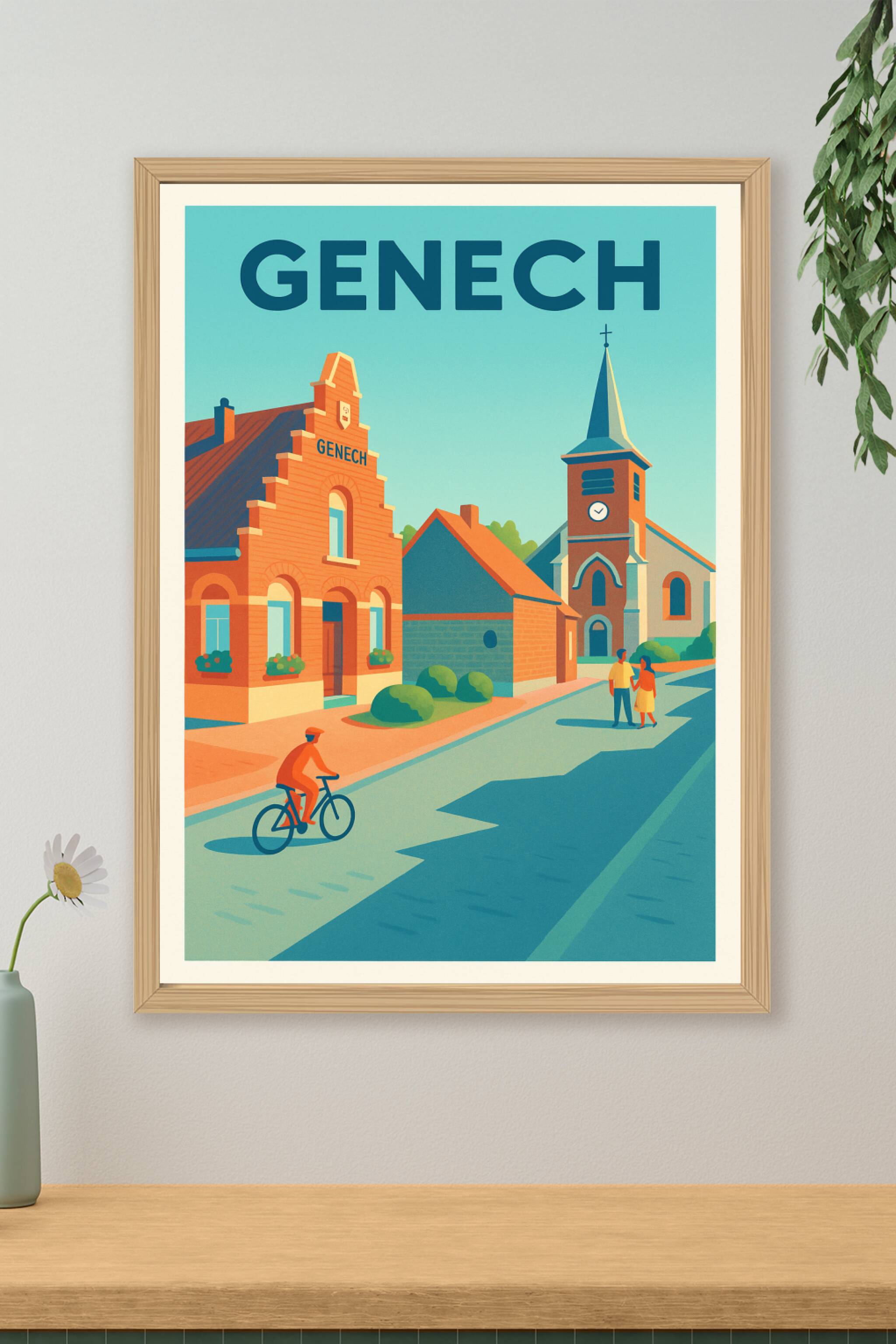 Affiche de Genech - L'Authenticité du Nord à Votre Portée