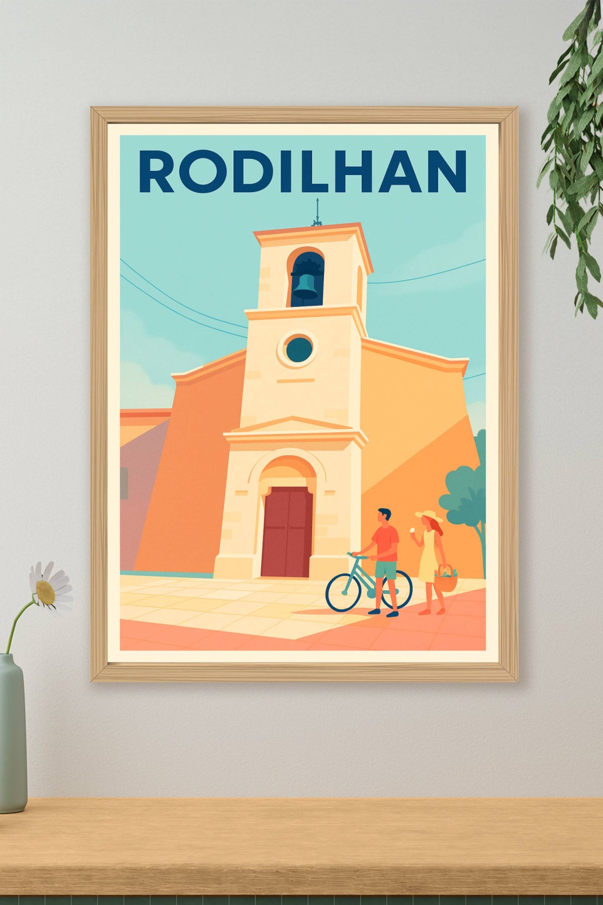Affiche de Rodilhan - Charme et douceur de la ville ensoleillée
