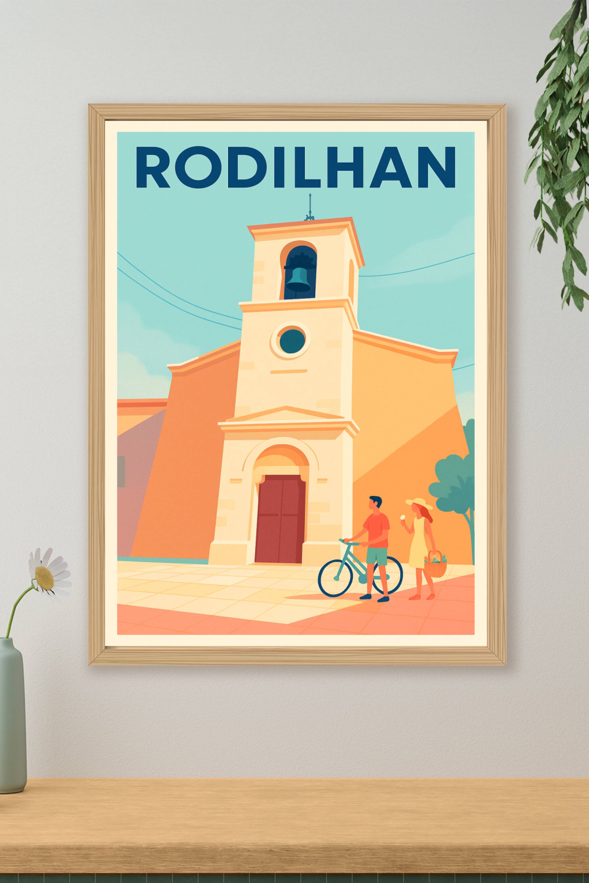 Affiche de Rodilhan - Charme et douceur de la ville ensoleillée