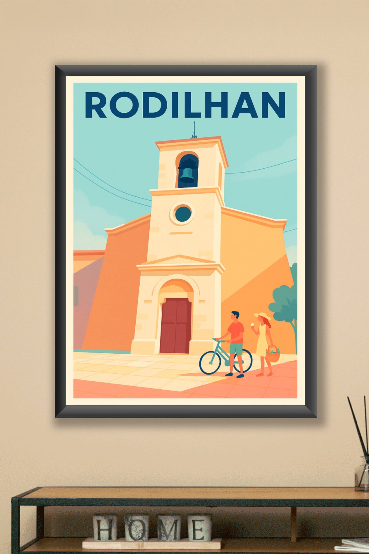 Affiche de Rodilhan - Charme et douceur de la ville ensoleillée