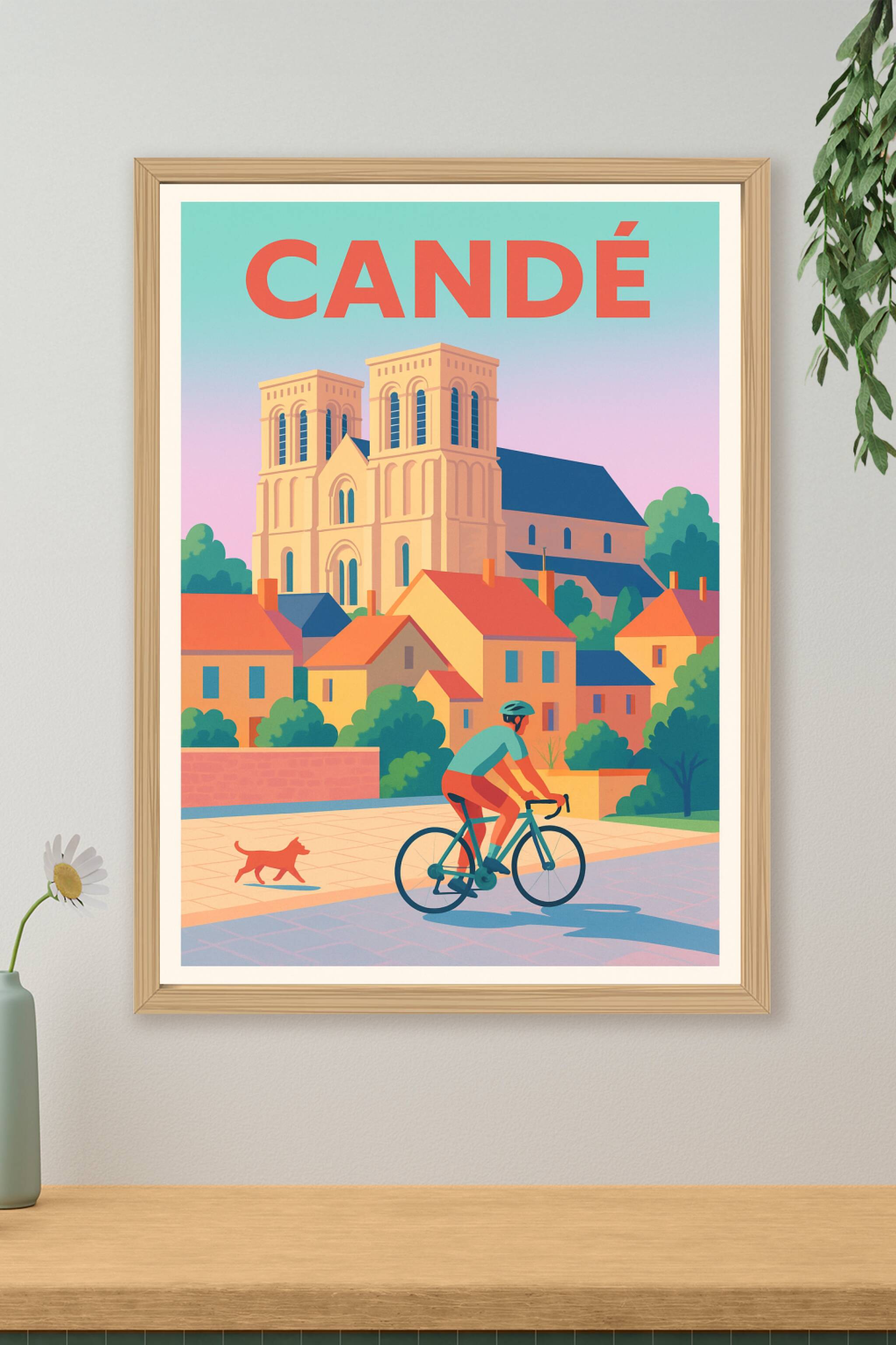 Affiche de Candé - Balade tranquille au cœur du village