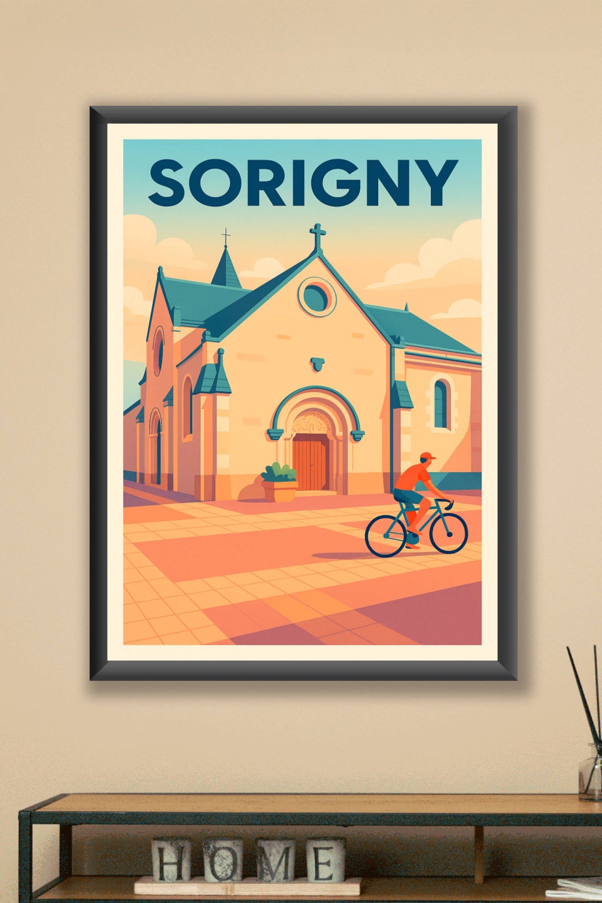 Affiche de Sorigny - Évasion paisible au cœur du patrimoine local