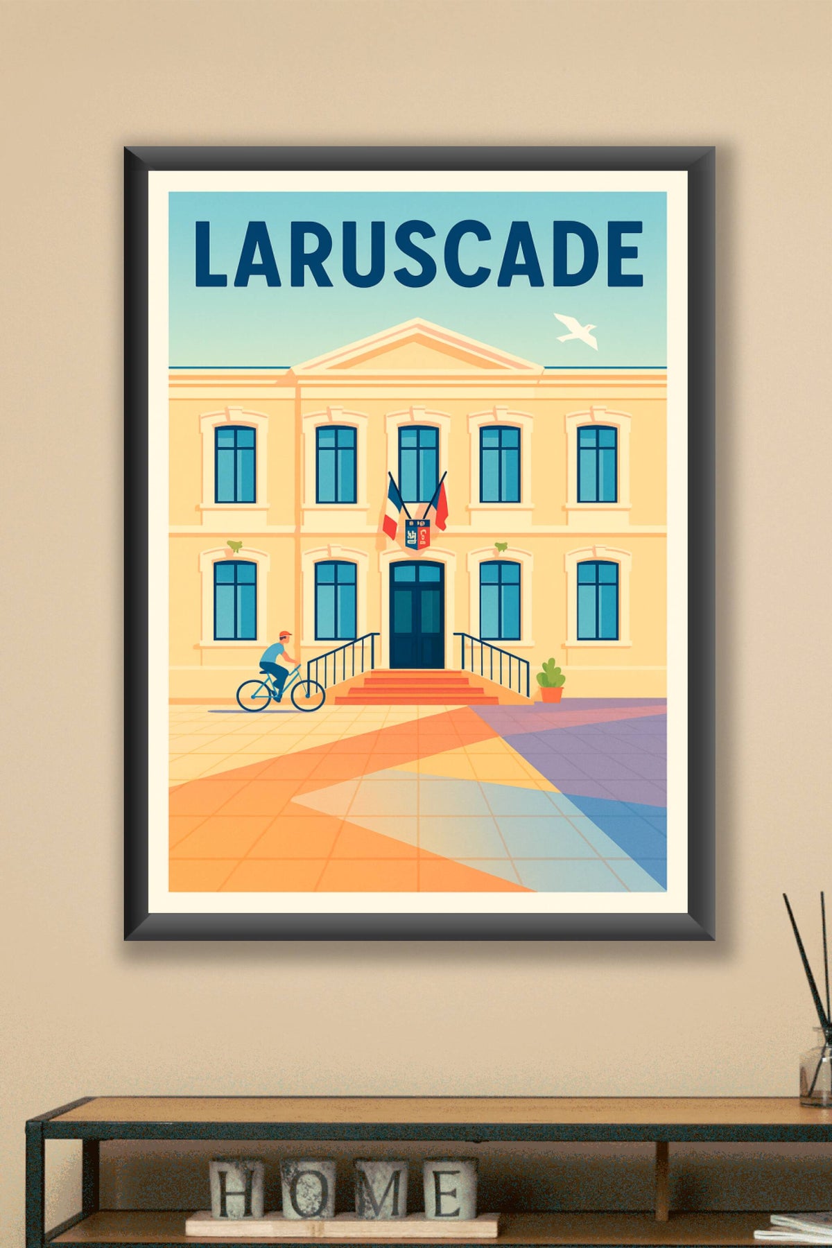 Affiche de Laruscade - L'élégance architecturale au cœur du village