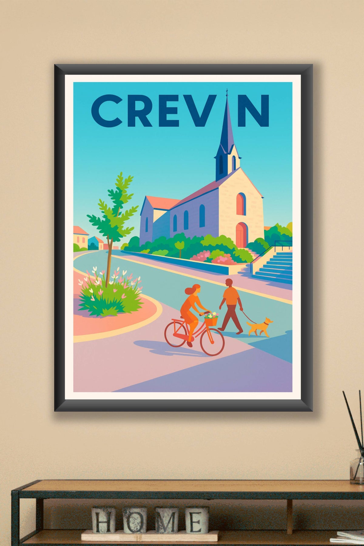 Affiche de Crevin - Charme et douceur de vie au cœur du village