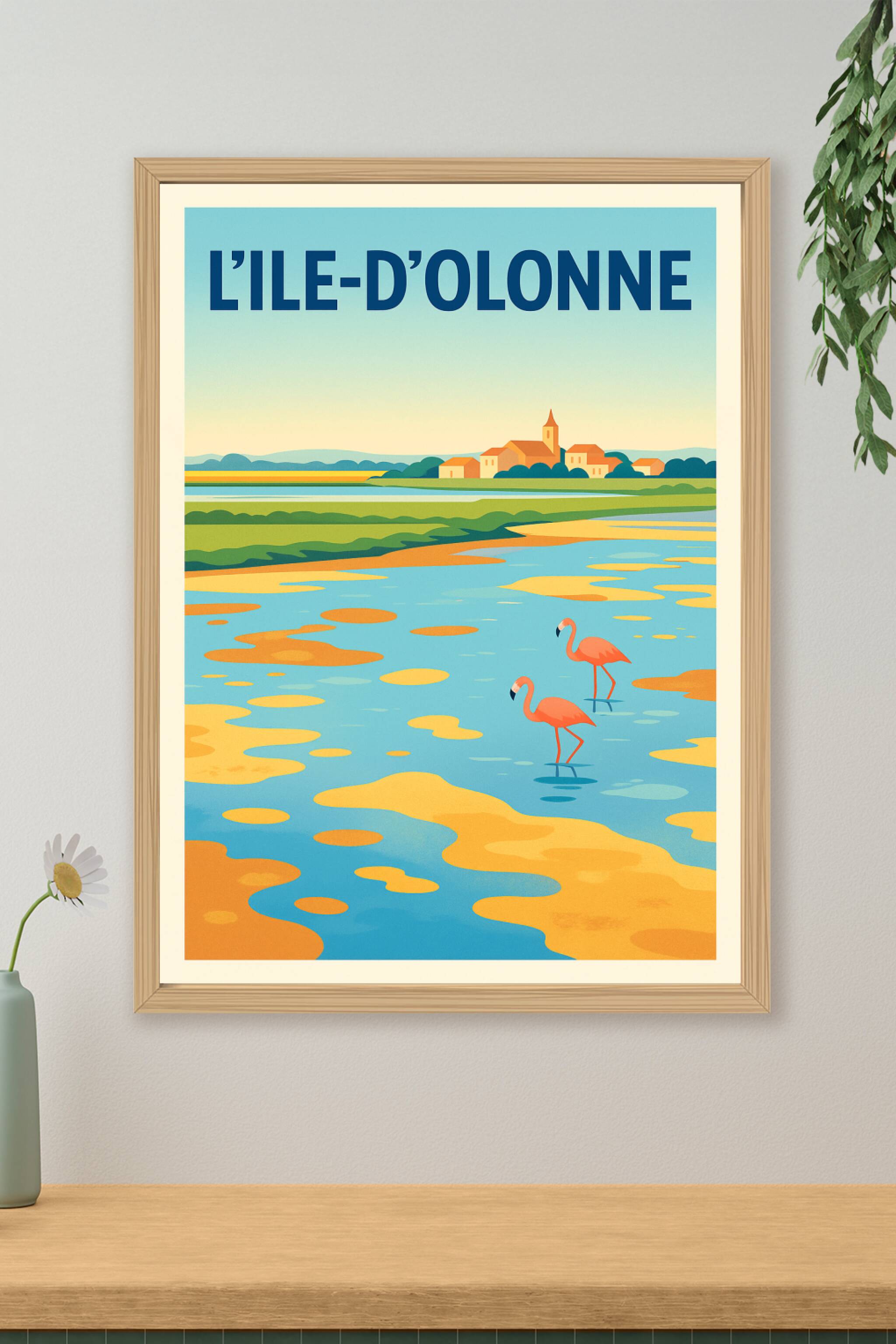 Affiche de L'Île-d'Olonne - Évasion nature et élégance