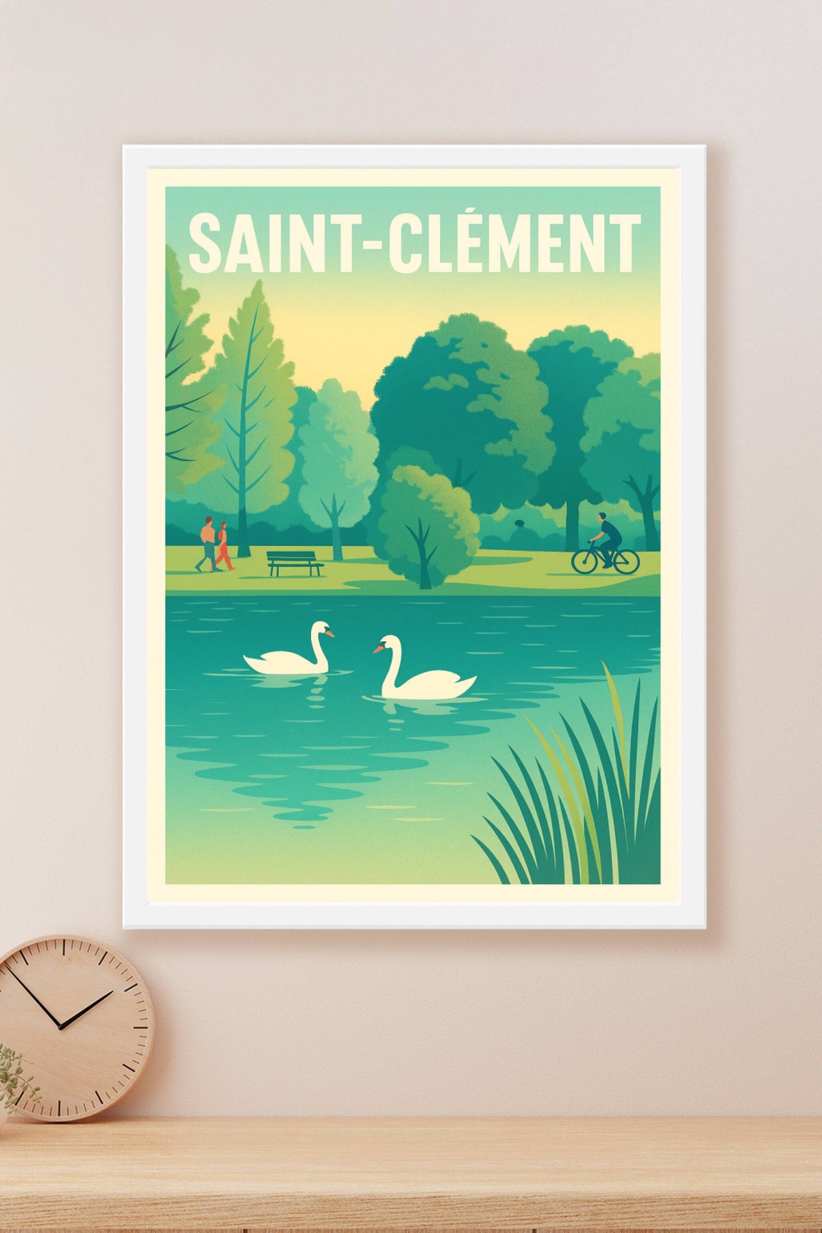 Affiche de Saint-Clément - Sérénité au fil de l'eau