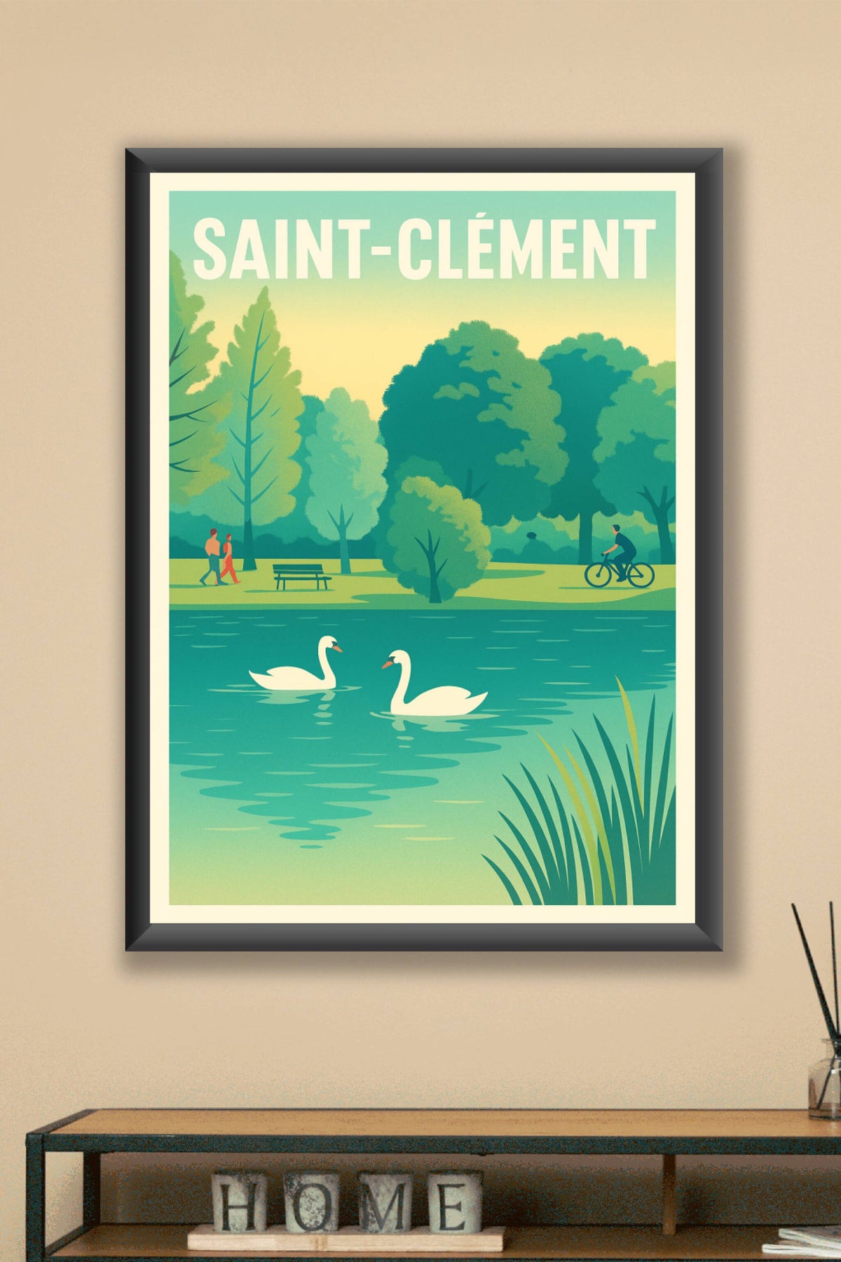 Affiche de Saint-Clément - Sérénité au fil de l'eau