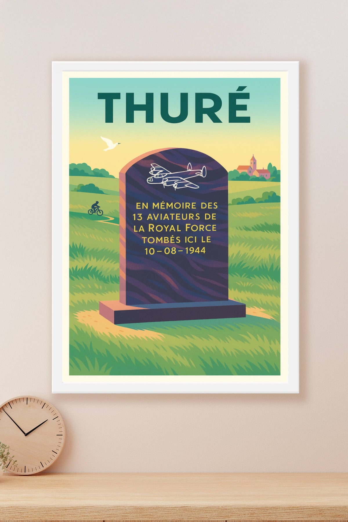 Affiche de Thuré - Mémoire et hommage aux aviateurs de la Royal Force