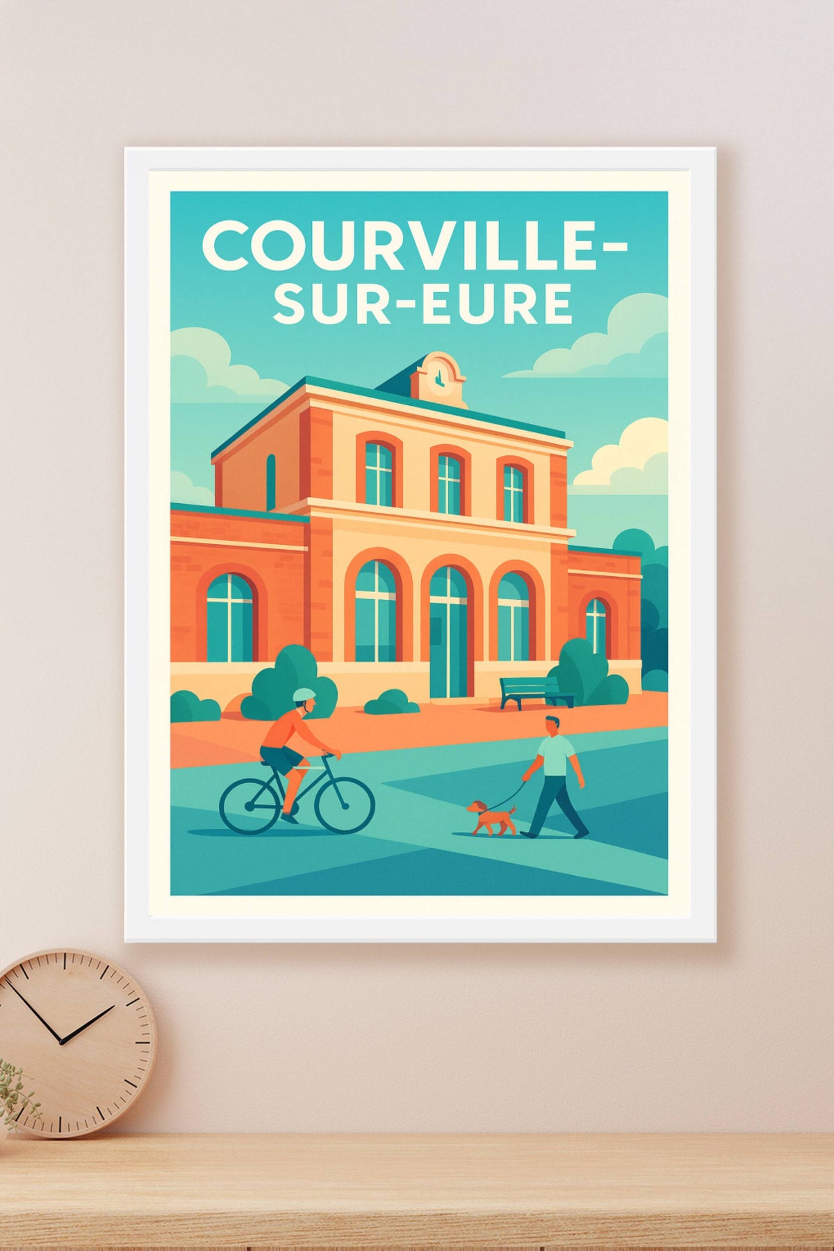 Affiche de Courville-sur-Eure - Charme et douceur de vivre