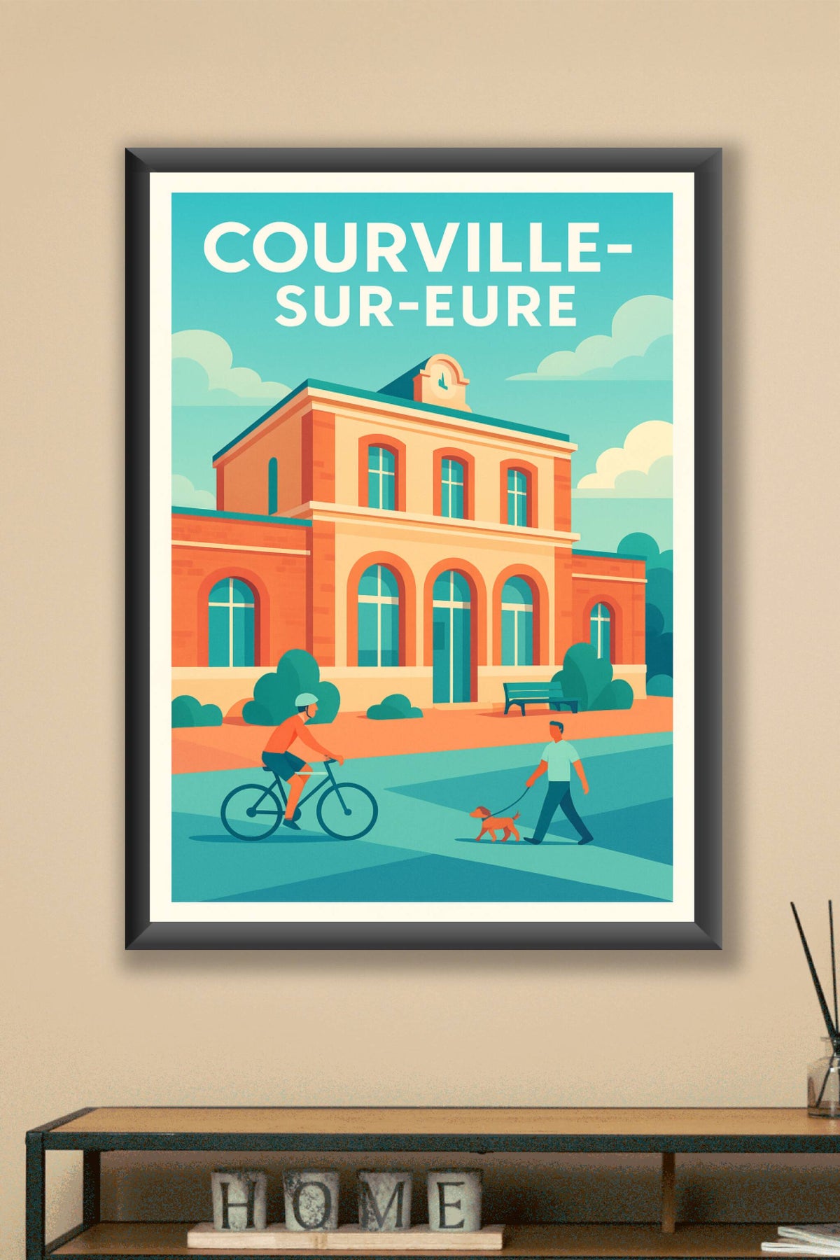 Affiche de Courville-sur-Eure - Charme et douceur de vivre