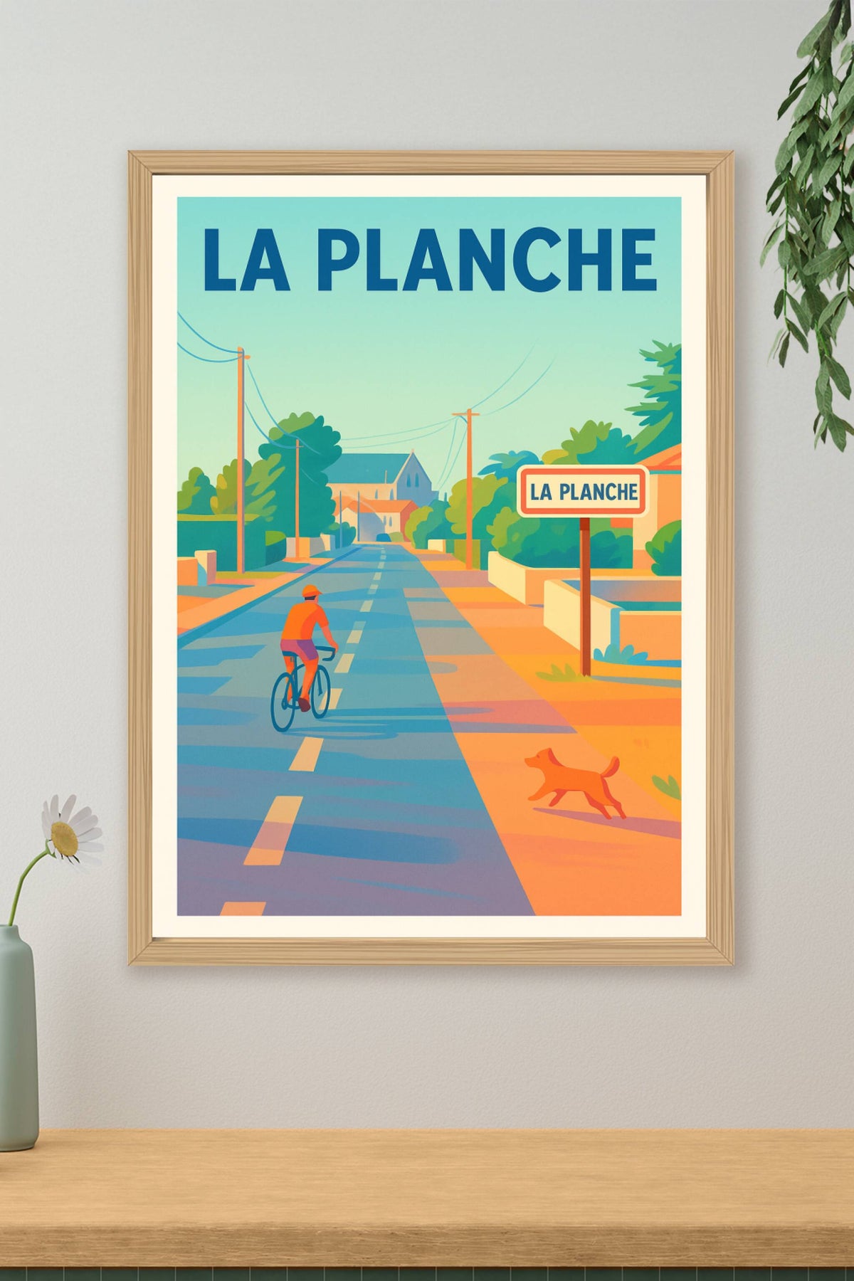 Affiche de La Planche - L'Évasion à Vélo au Cœur du Paysage