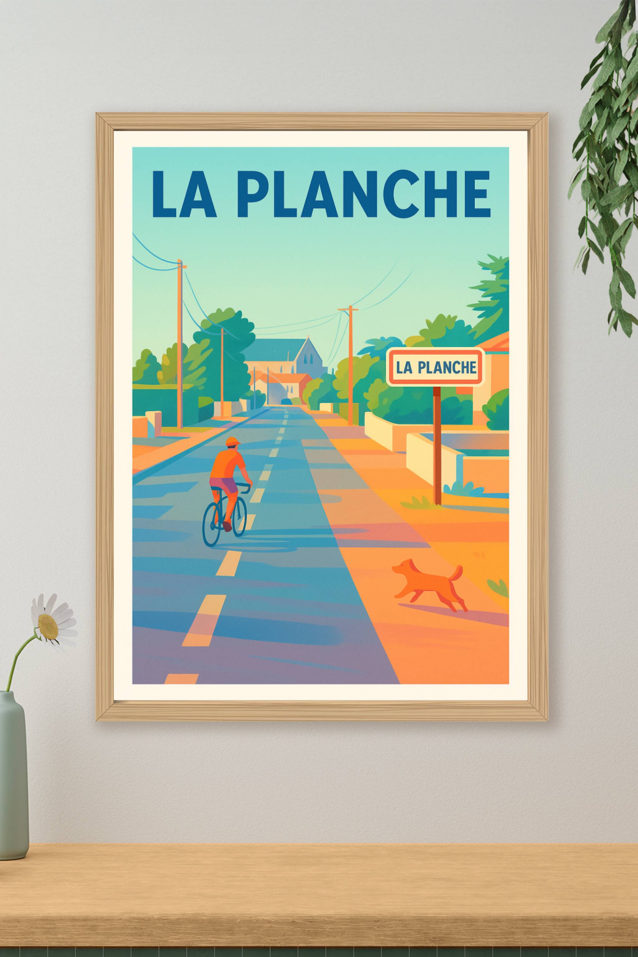 Affiche de La Planche - L'Évasion à Vélo au Cœur du Paysage