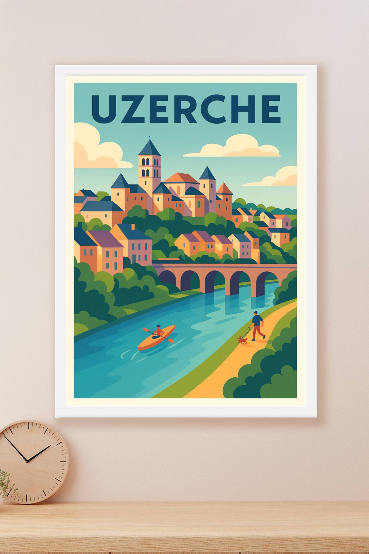 Affiche de Uzerche - Le charme pittoresque au fil de la Vézère