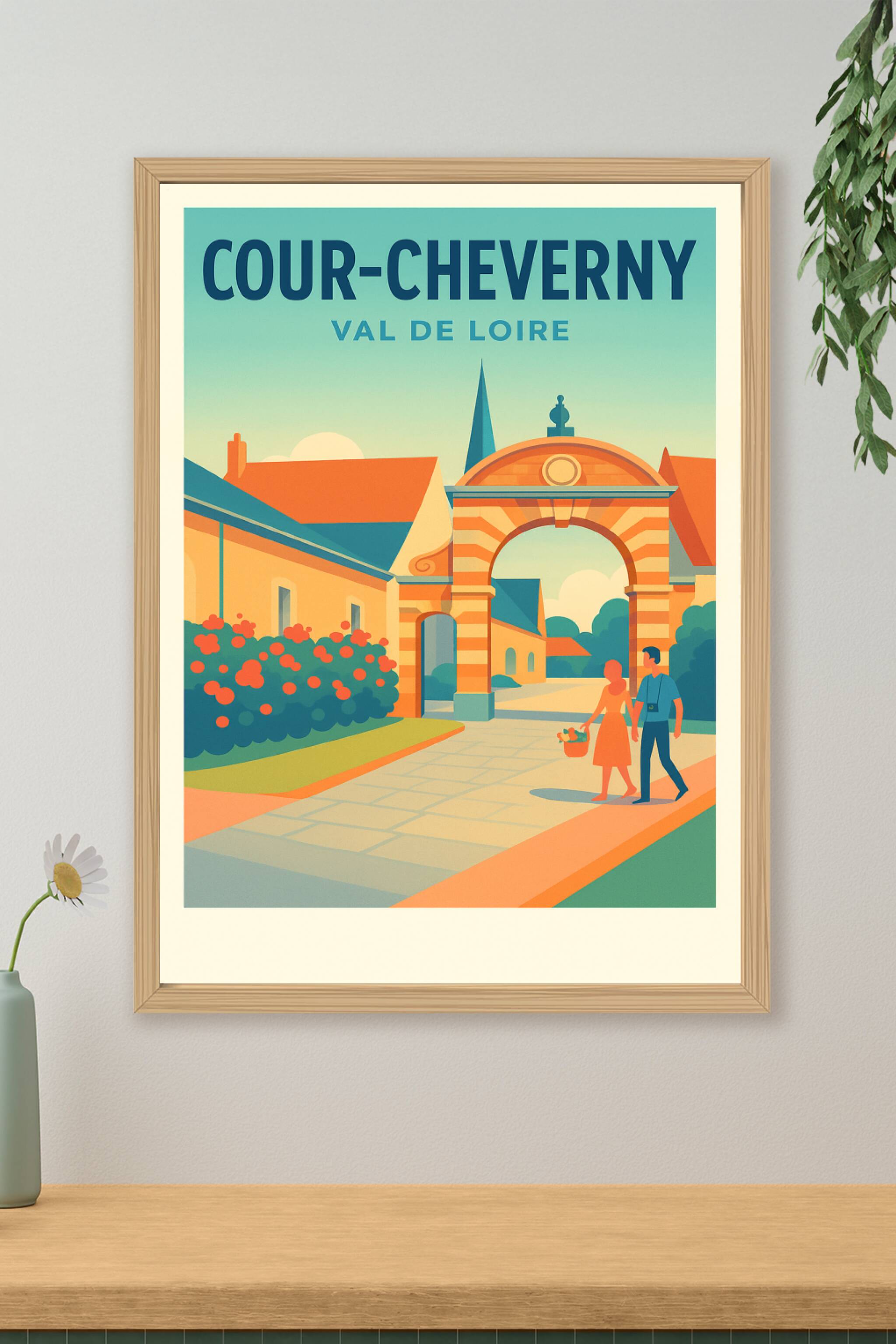 Affiche de Cour-Cheverny - Charme et authenticité au cœur du Val de Loire