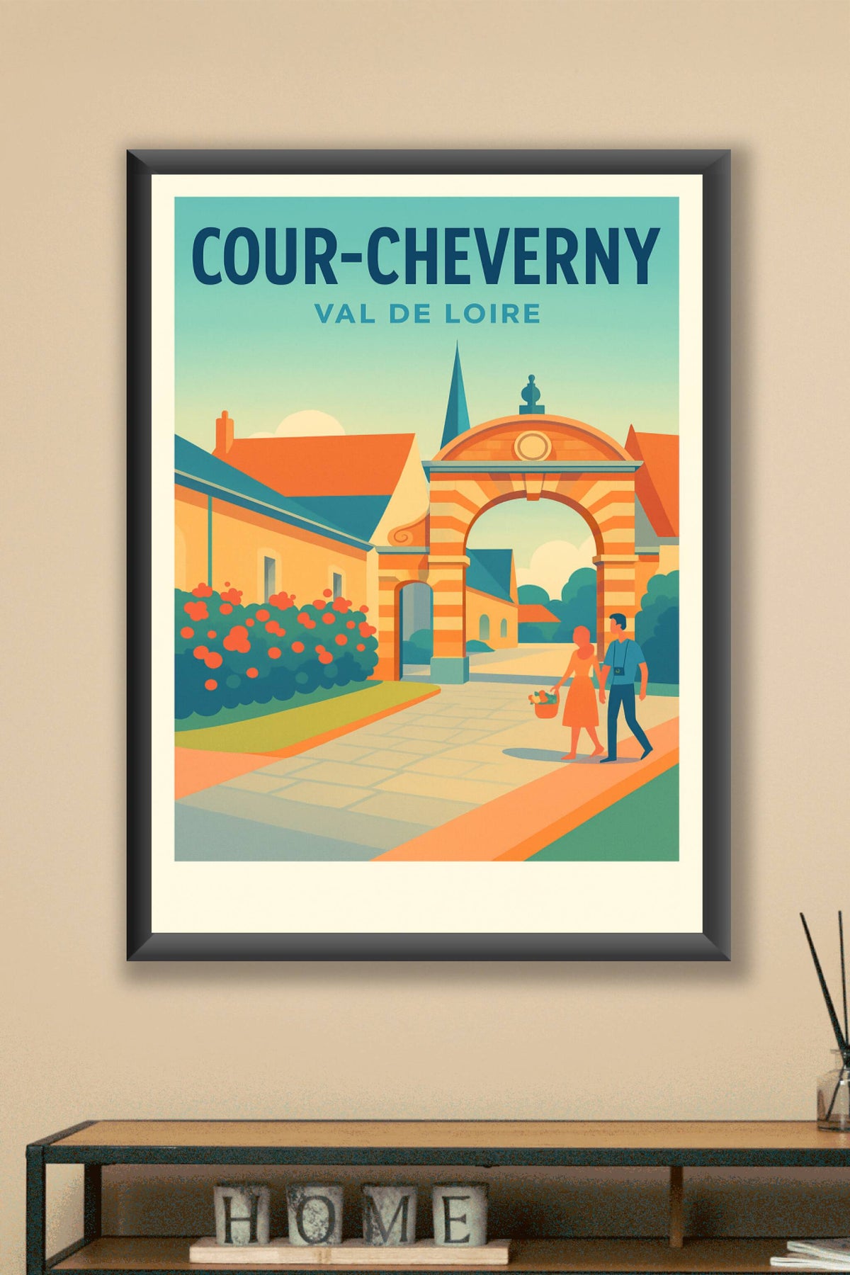 Affiche de Cour-Cheverny - Charme et authenticité au cœur du Val de Loire