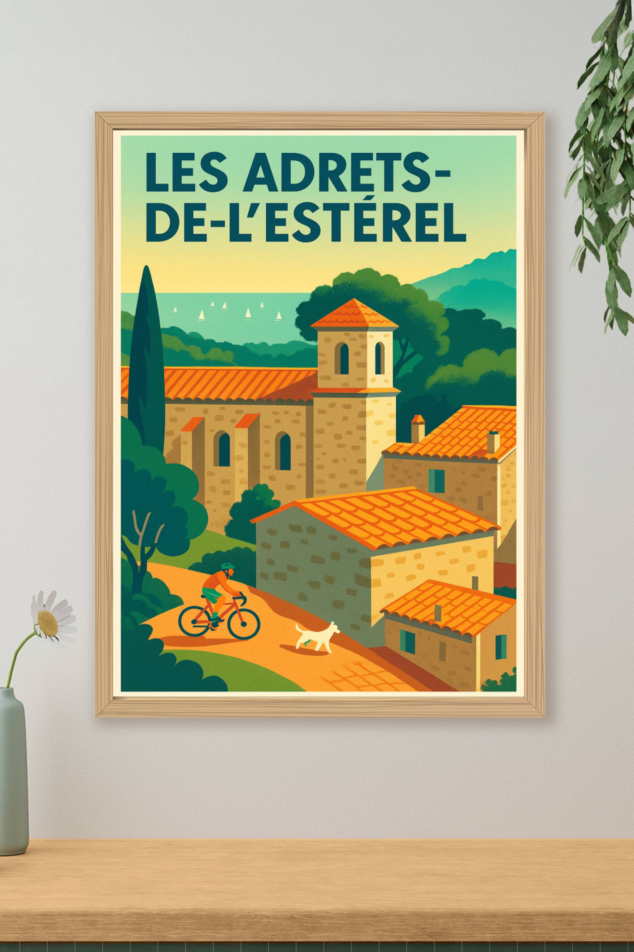 Affiche de Les Adrets-de-l'Estérel - Charme provençal et nature apaisante