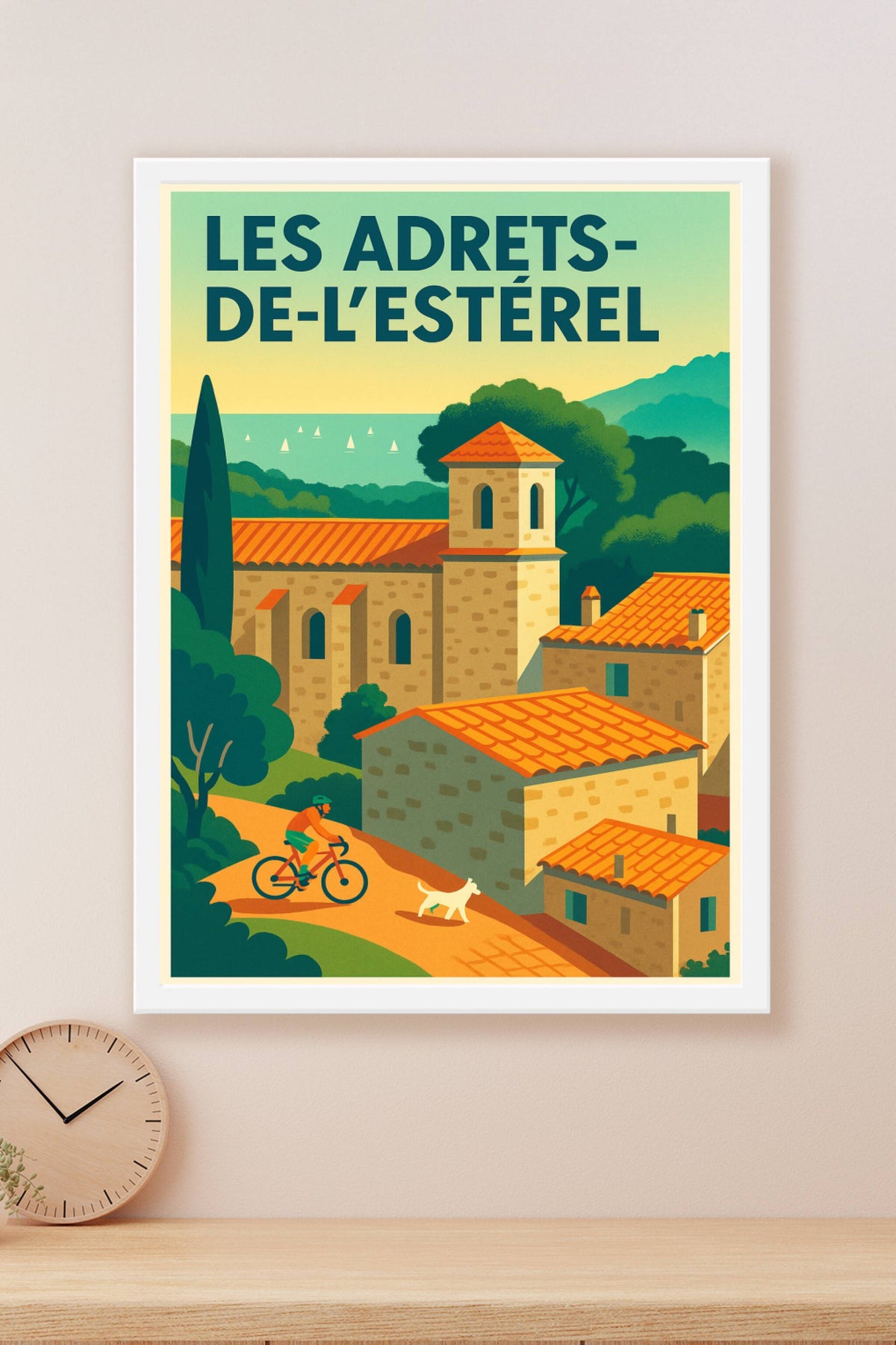 Affiche de Les Adrets-de-l'Estérel - Charme provençal et nature apaisante