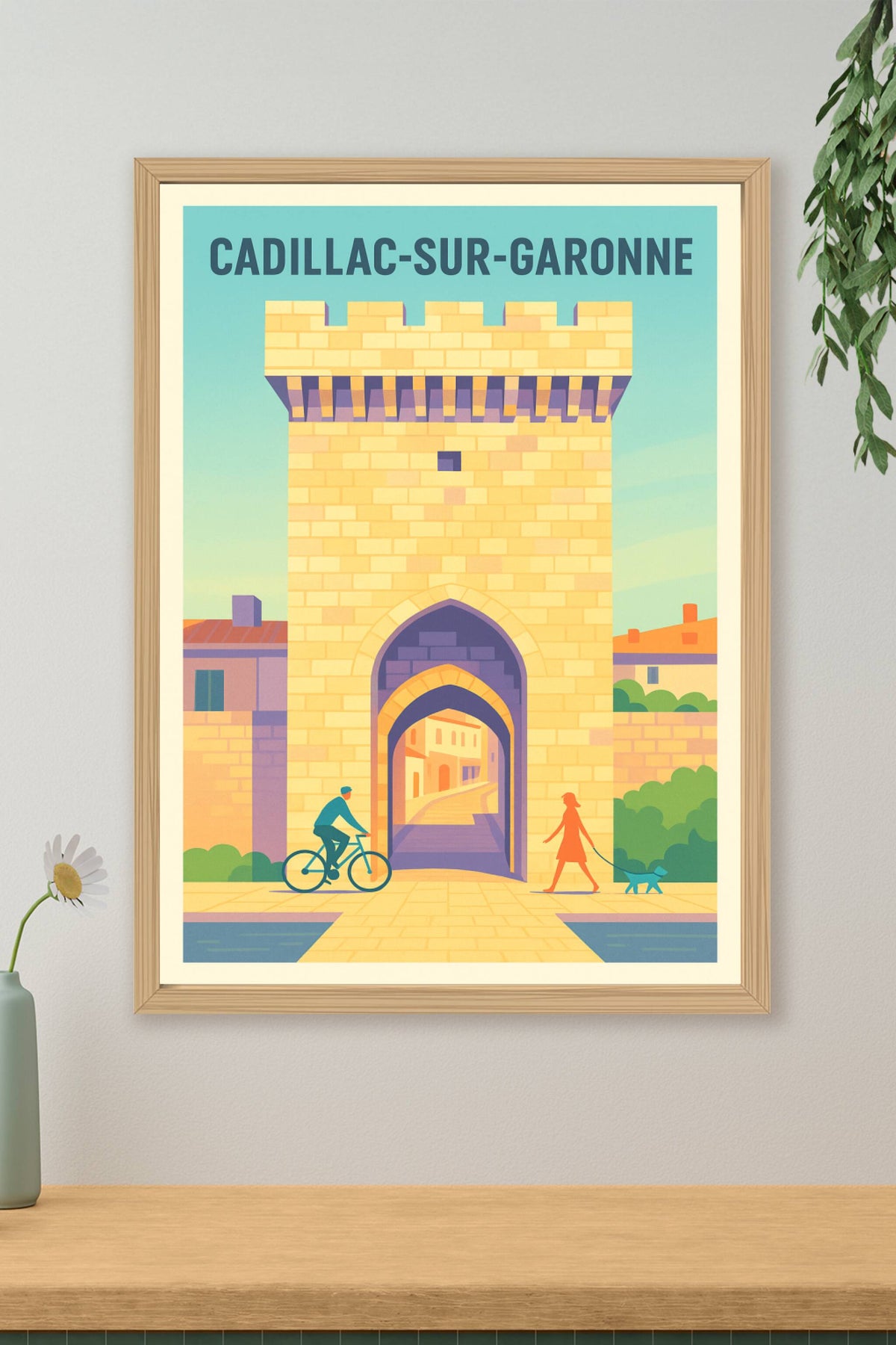 Affiche de Cadillac-sur-Garonne - L'élégance historique au cœur du Sud-Ouest