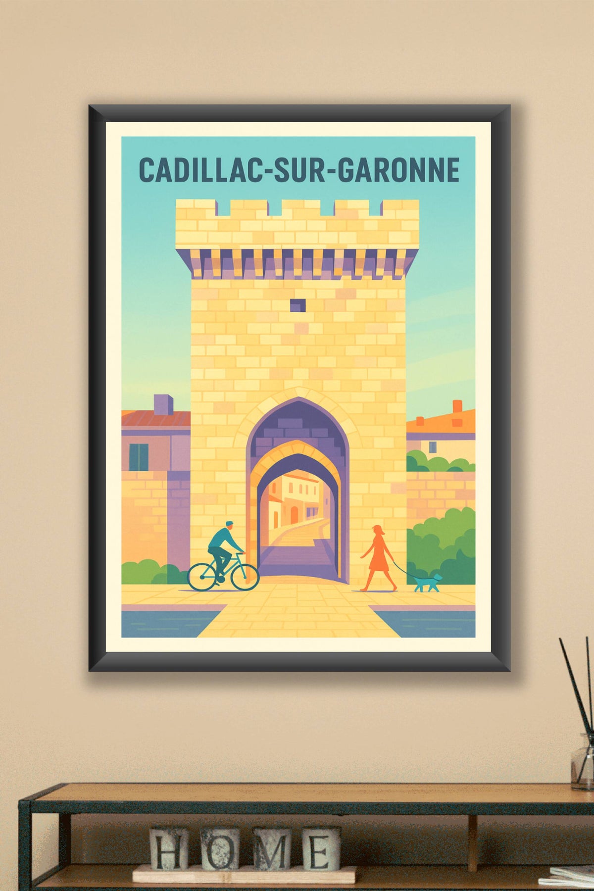 Affiche de Cadillac-sur-Garonne - L'élégance historique au cœur du Sud-Ouest