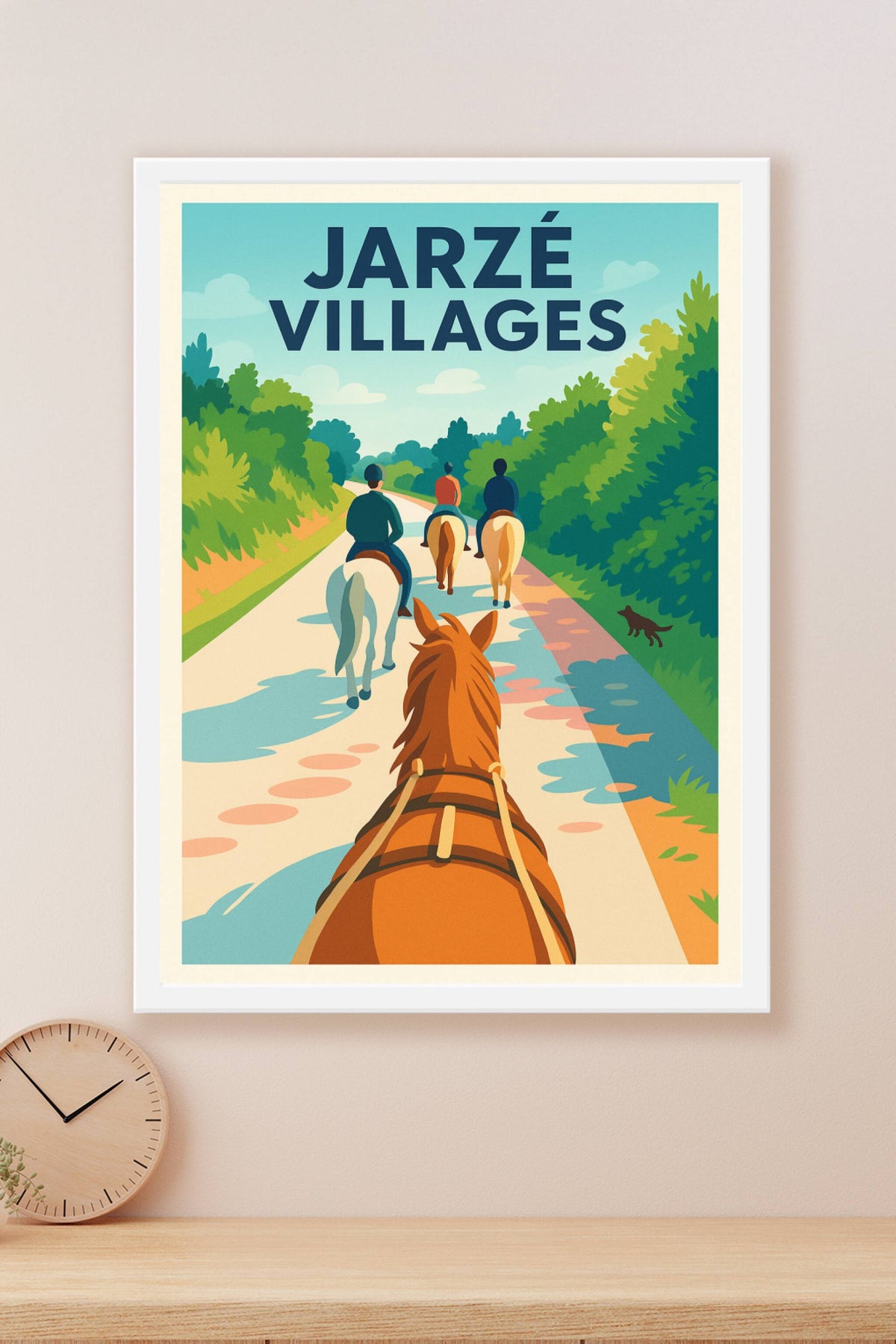 Affiche de Jarzé Villages - Balade équestre au cœur de la nature