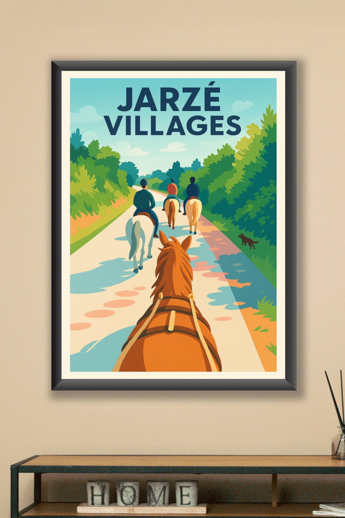 Affiche de Jarzé Villages - Balade équestre au cœur de la nature