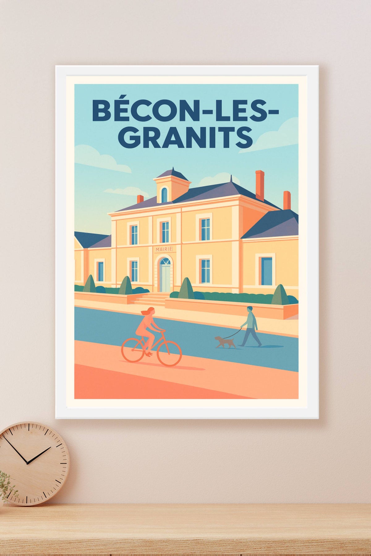 Affiche de Bécon-les-Granits - Charme et sérénité au cœur de la commune