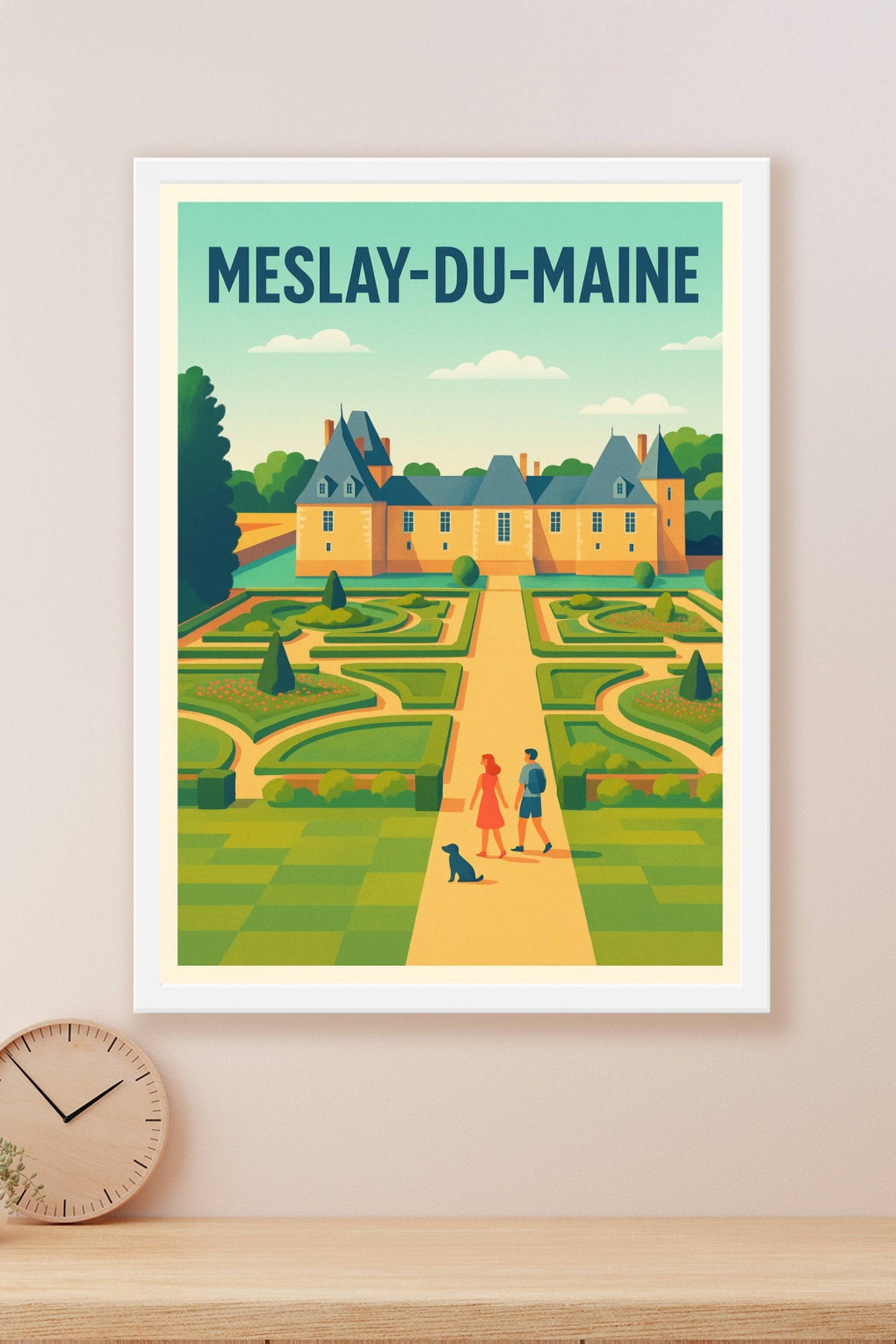 Affiche de Meslay-du-Maine - Escapade bucolique au cœur du patrimoine