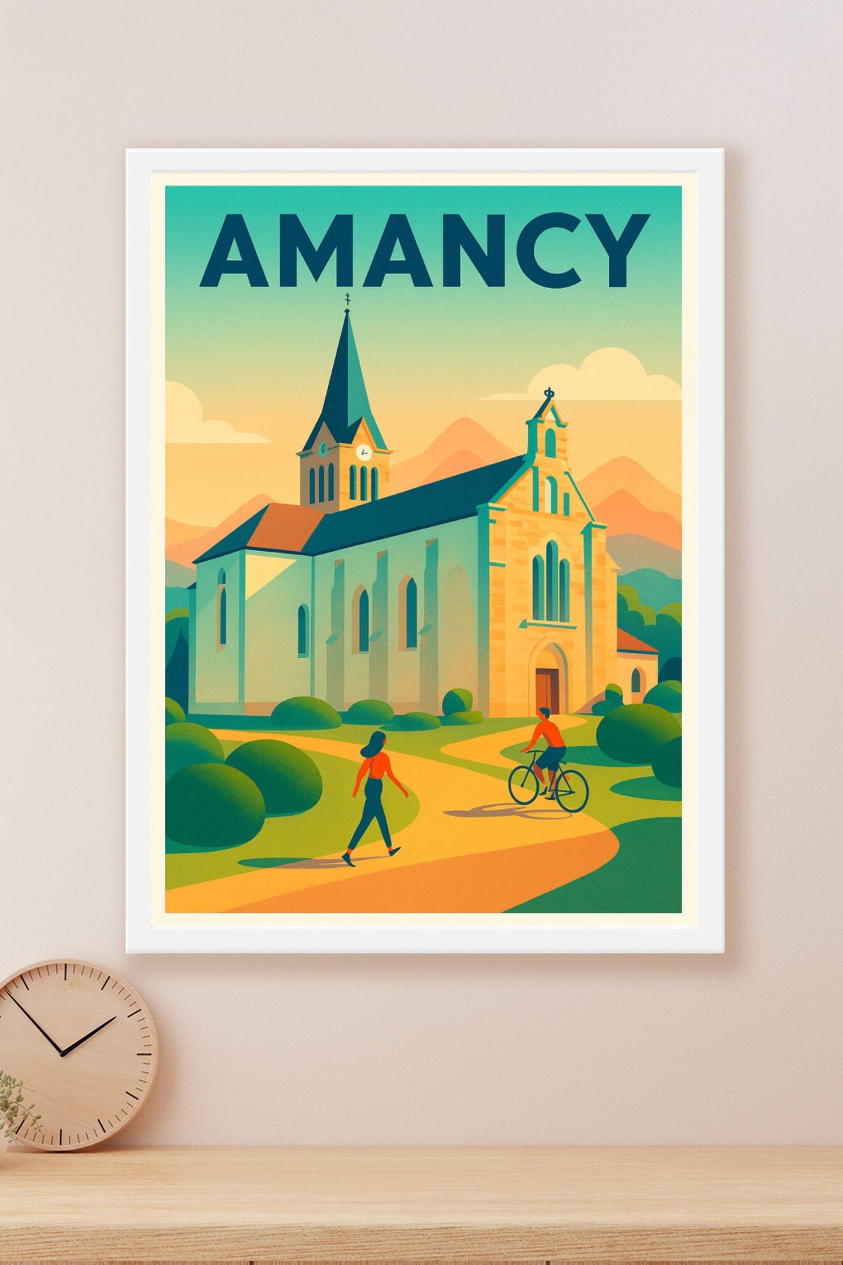 Affiche de Amancy - Charme paisible au cœur des montagnes