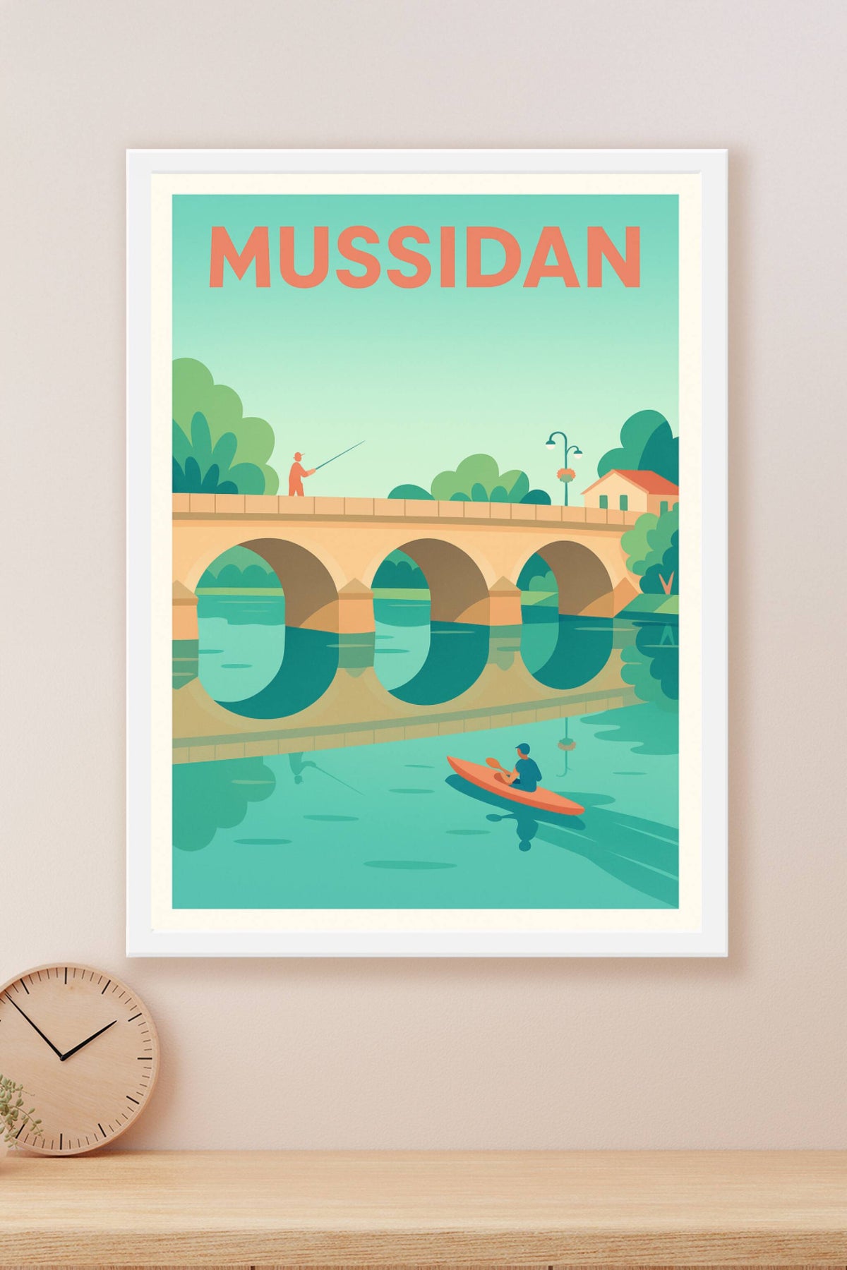 Affiche de Mussidan - Charme et sérénité au fil de l'eau