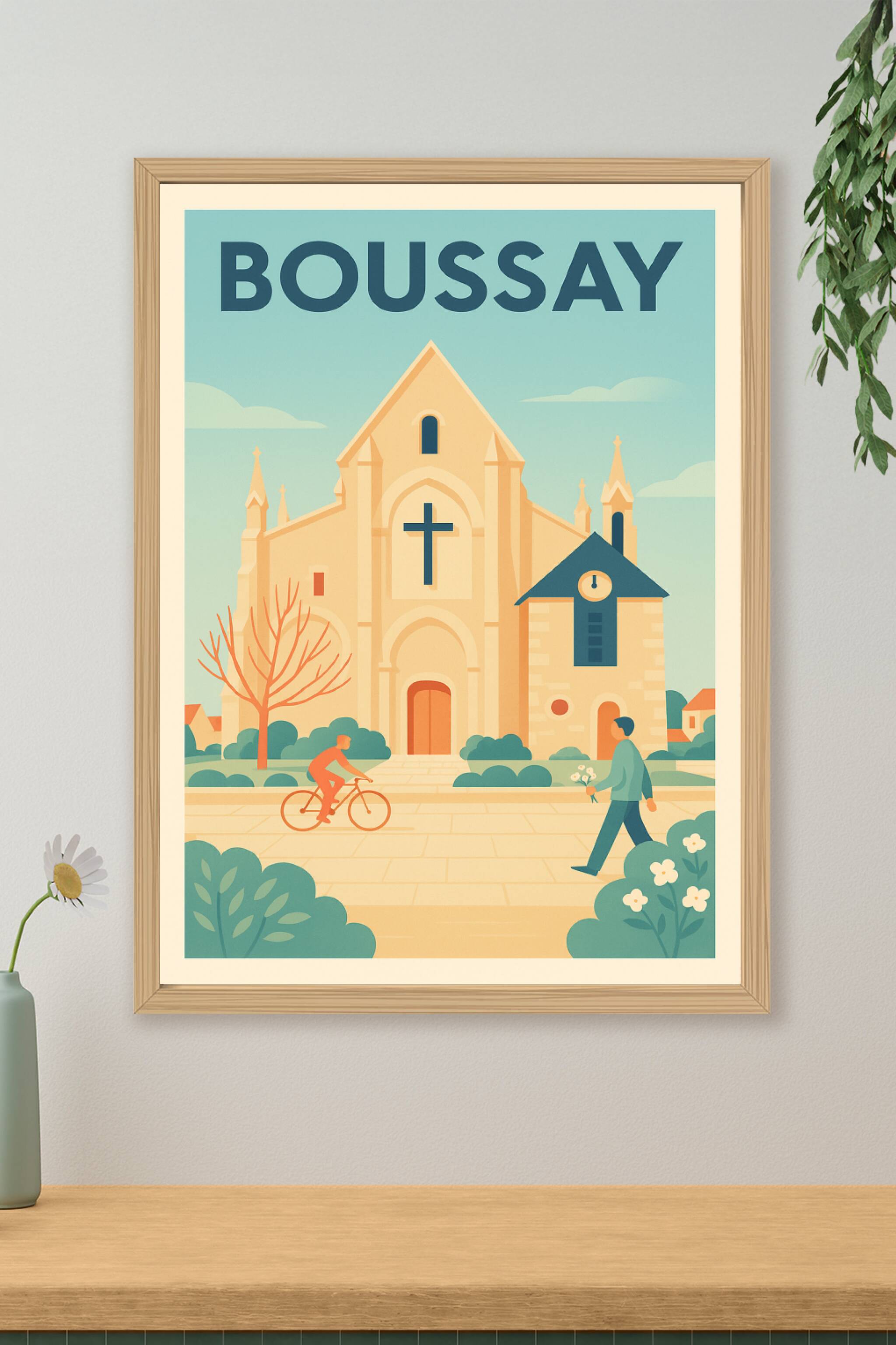 Affiche de Boussay - Charme et sérénité au cœur du village