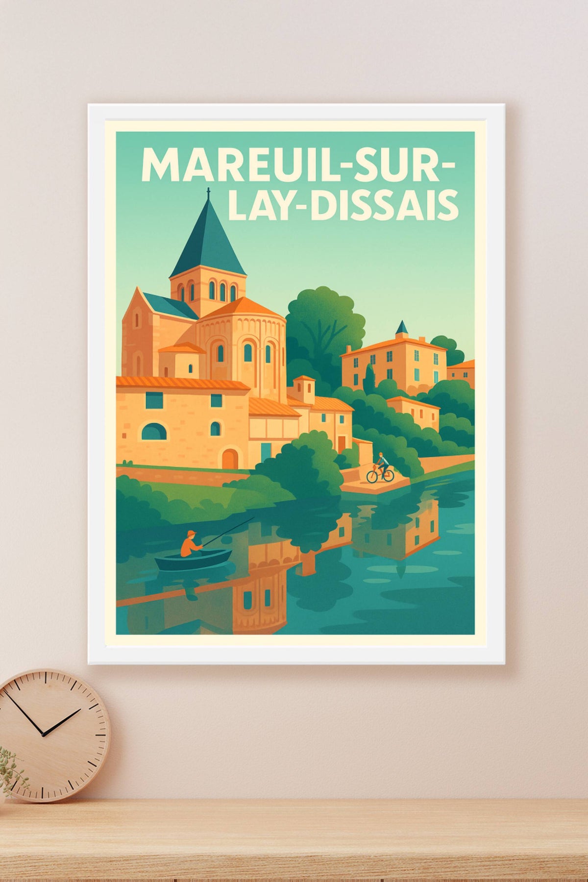 Affiche de Mareuil-sur-Lay-Dissais - Charme et Sérénité au Bord de l'Eau