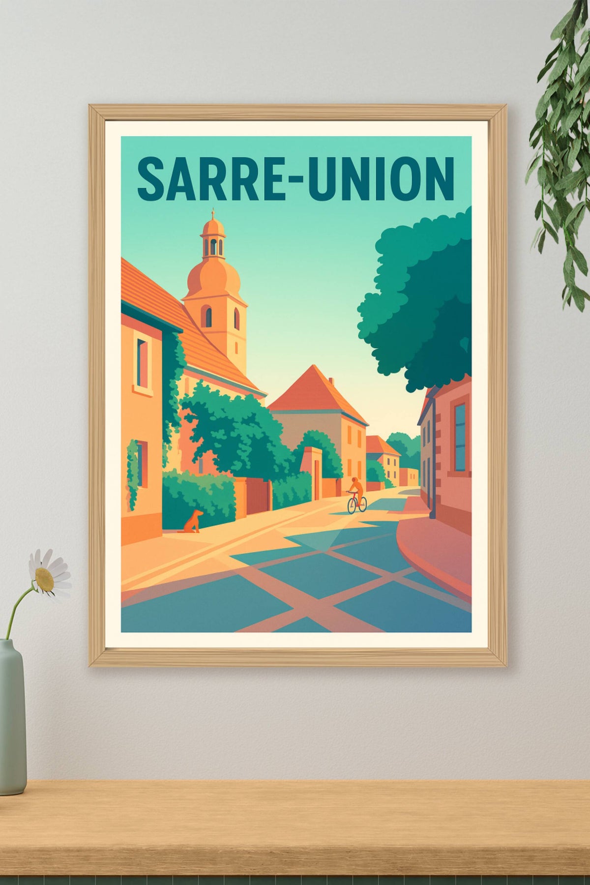 Affiche de Sarre-Union - L'élégance d'un village alsacien à découvrir