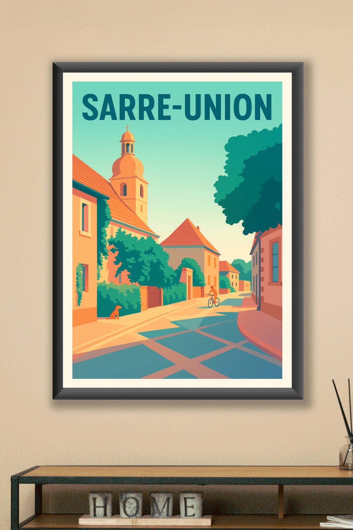 Affiche de Sarre-Union - L'élégance d'un village alsacien à découvrir