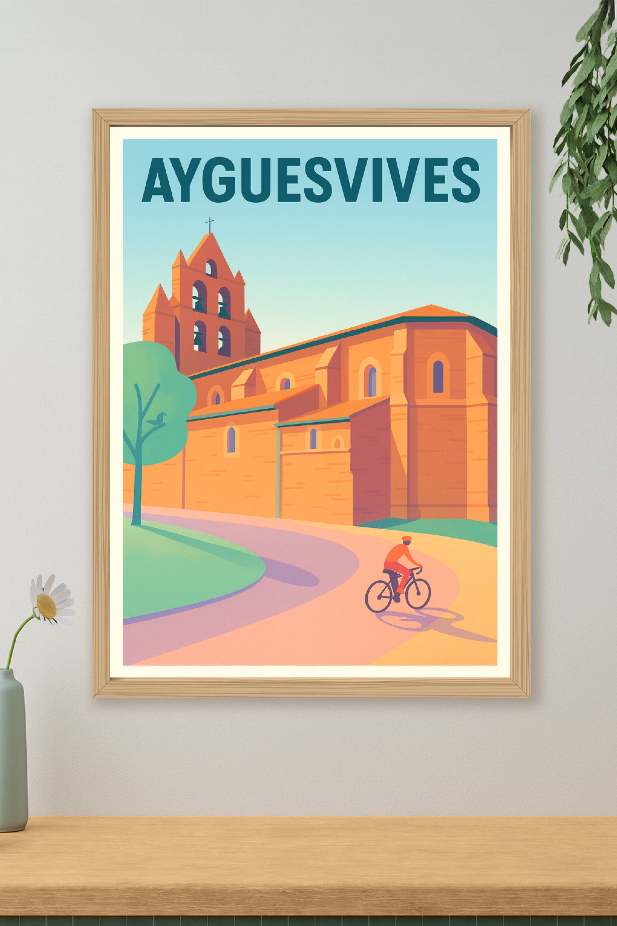 Affiche de Ayguesvives - Tranquillité et patrimoine en lumière douce