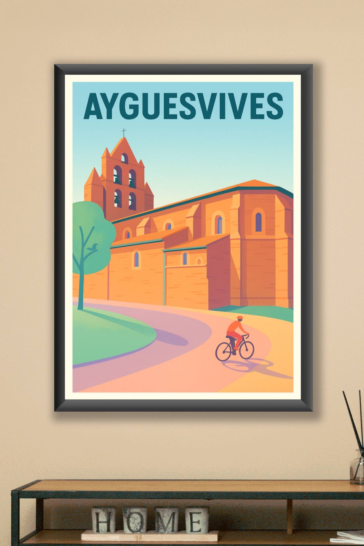 Affiche de Ayguesvives - Tranquillité et patrimoine en lumière douce