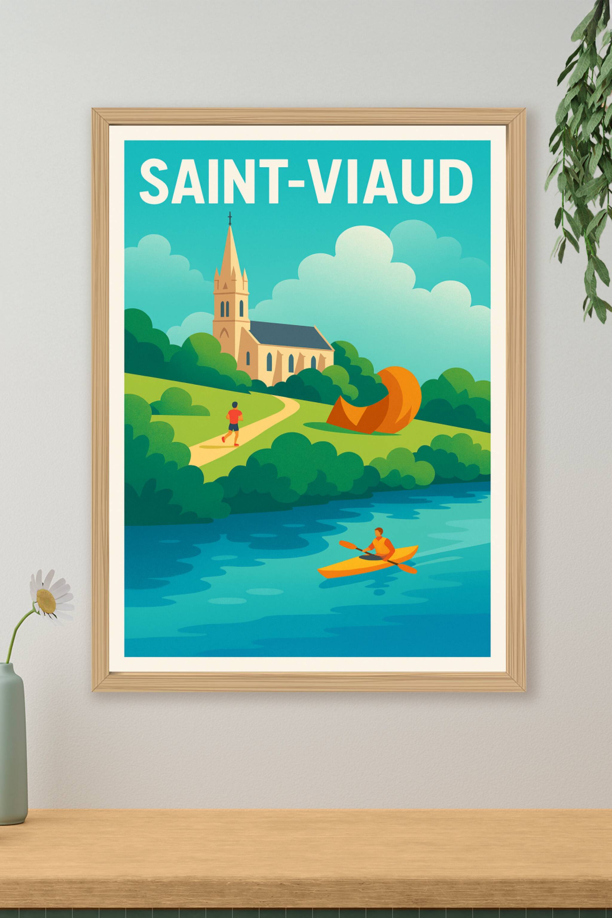 Affiche de Saint-Viaud - Évasion nature et activités en plein air