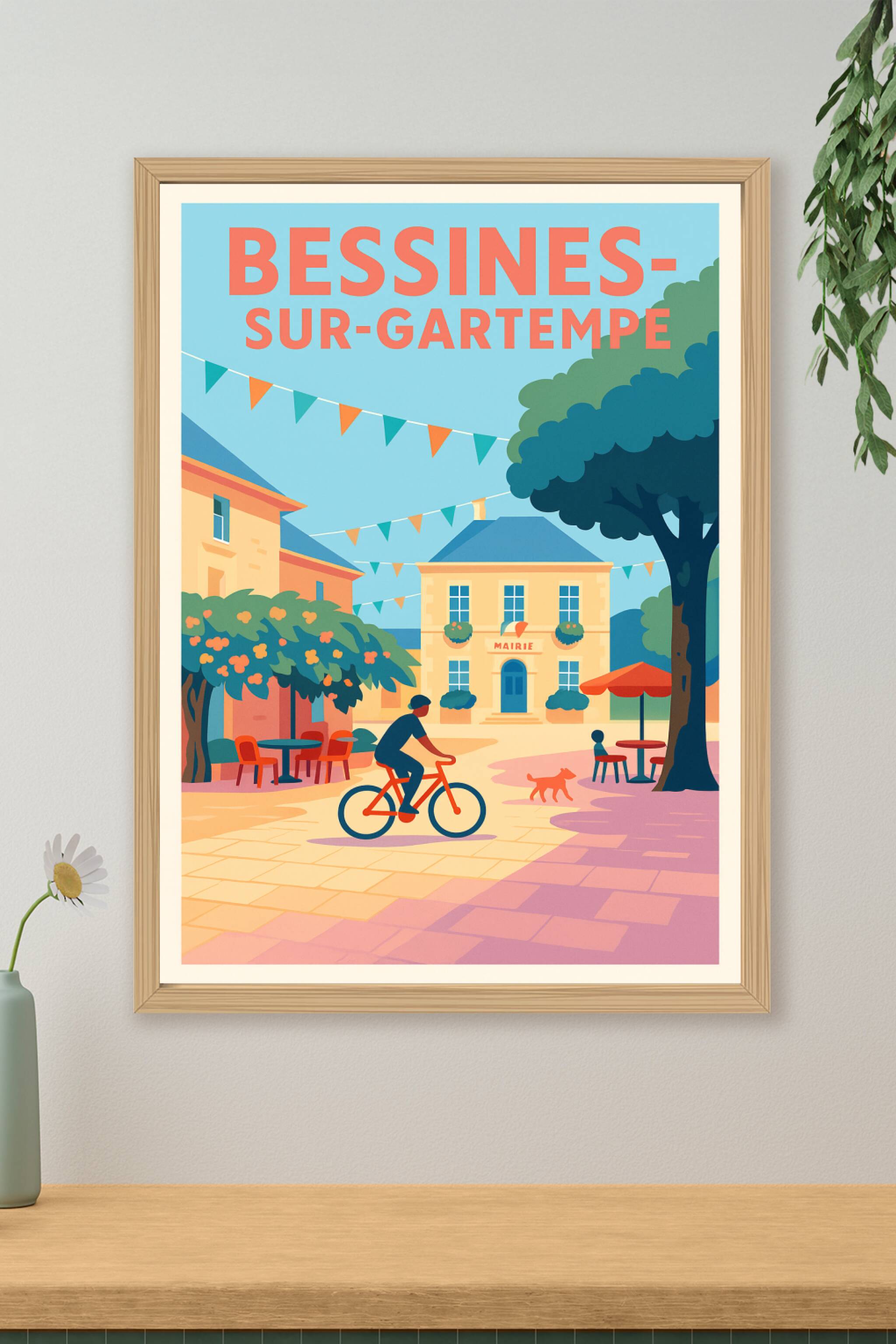 Affiche de Bessines-sur-Gartempe - Charme et douceur de vie en village