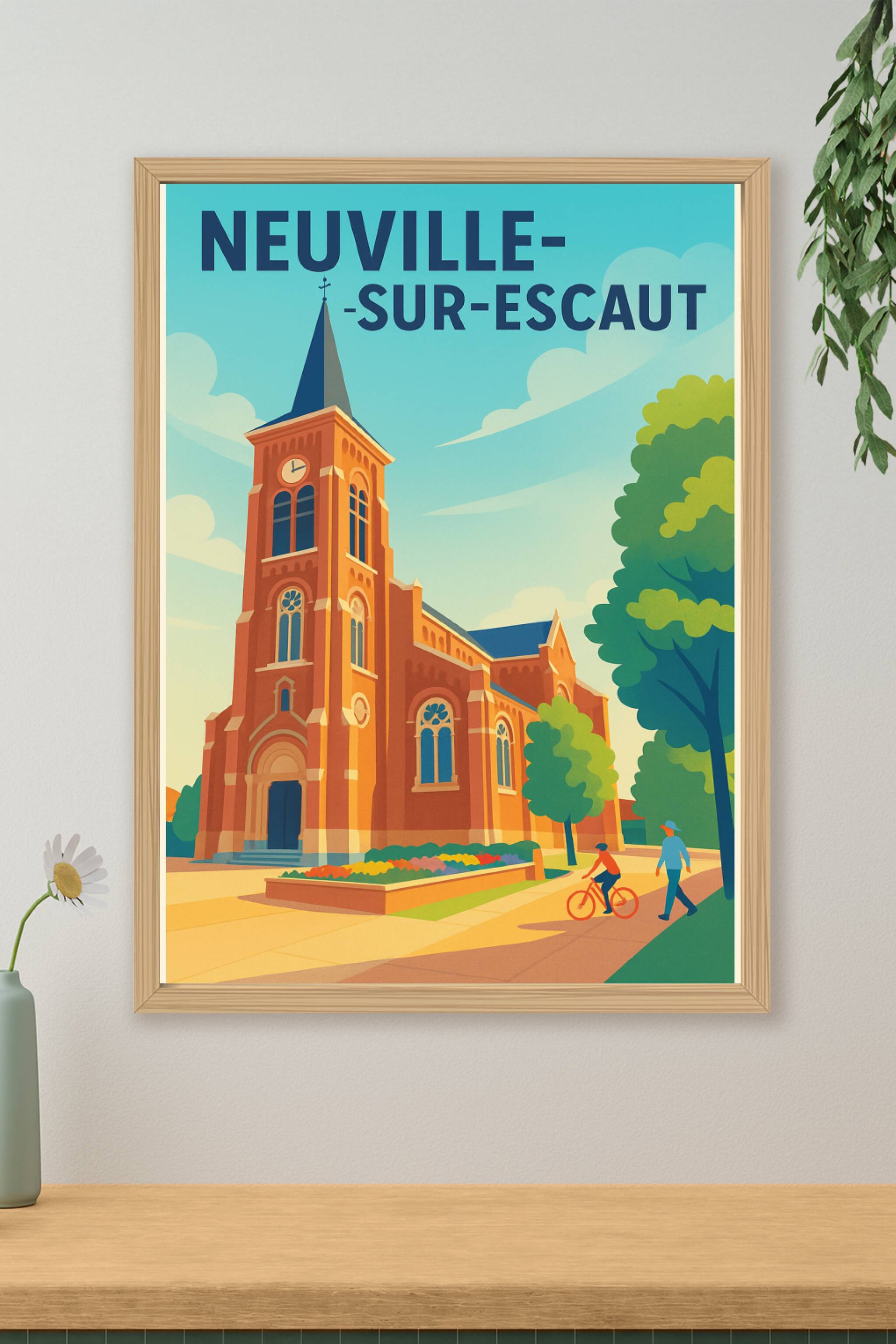 Affiche de Neuville-sur-Escaut - Charme et Sérénité au Cœur de la Ville