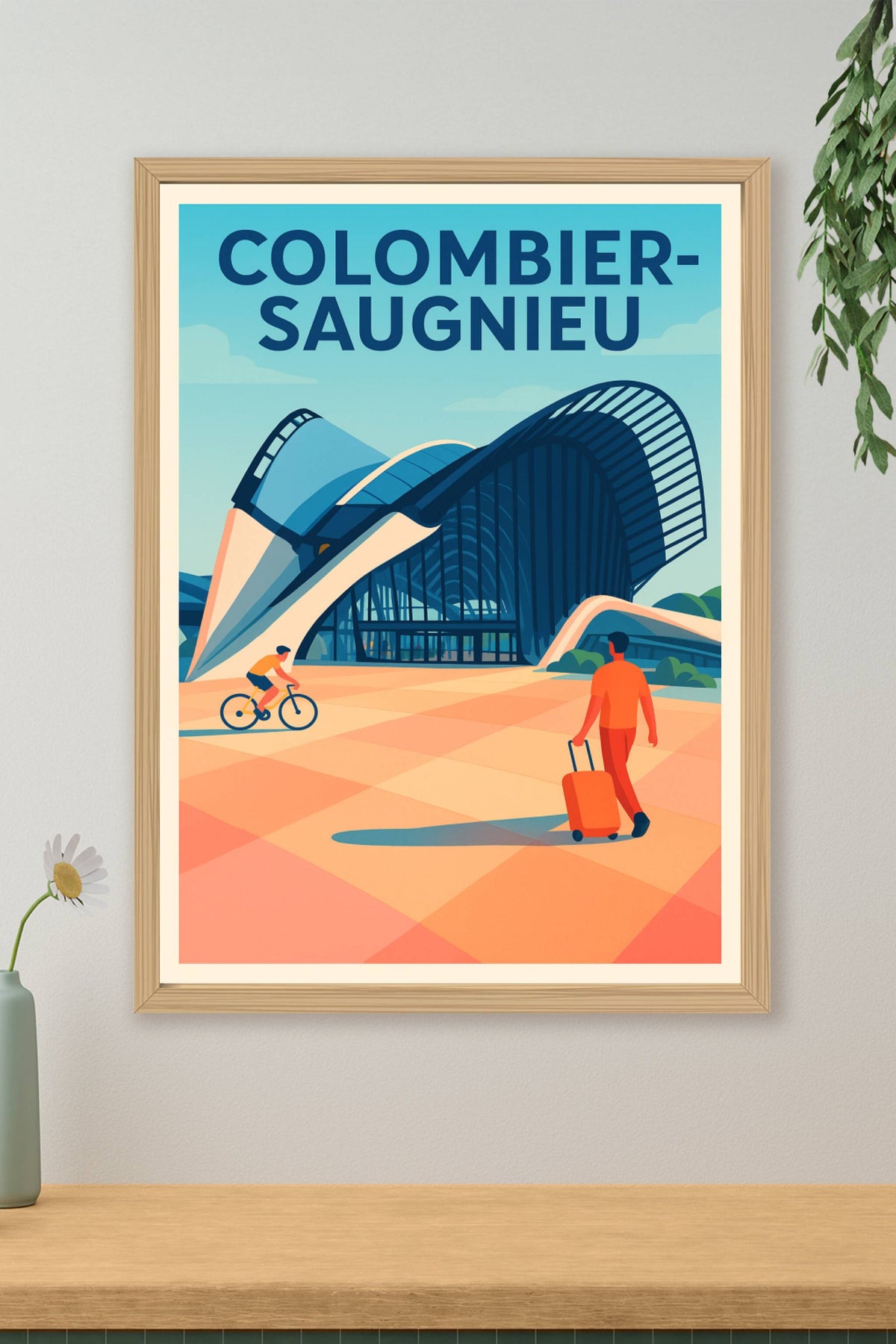 Affiche de Colombier-Saugnieu - Porte d’entrée moderne et dynamique