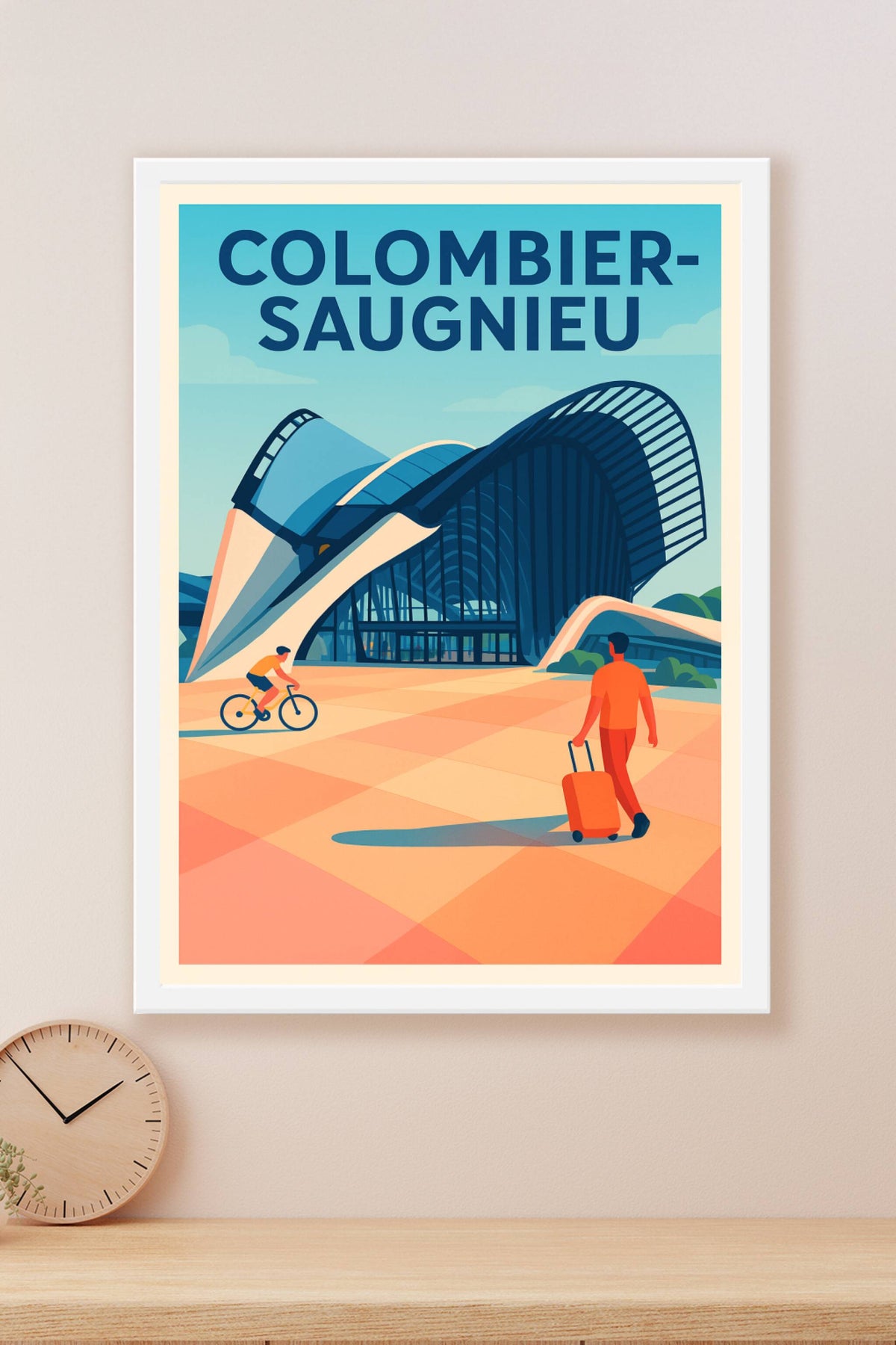 Affiche de Colombier-Saugnieu - Porte d’entrée moderne et dynamique