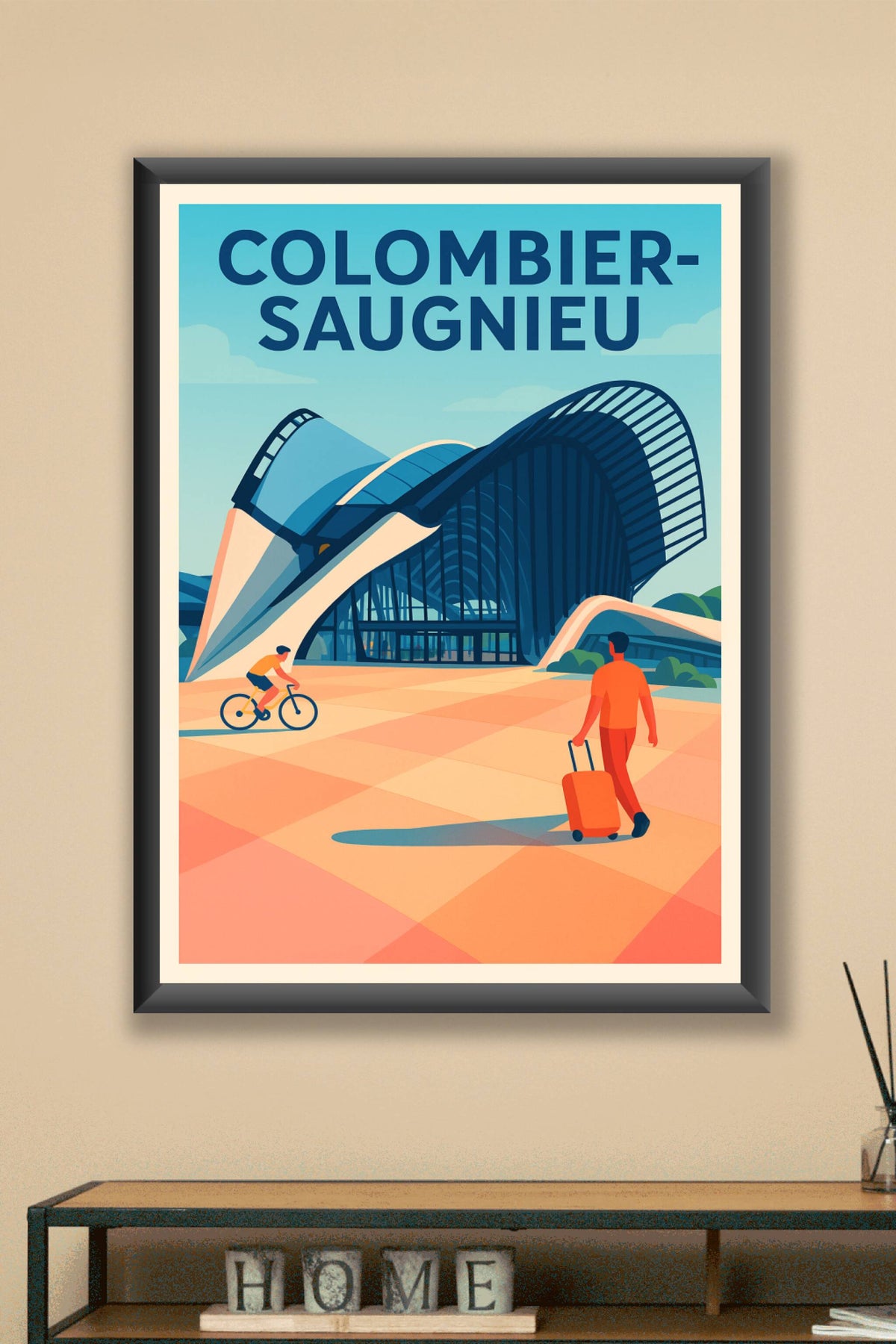 Affiche de Colombier-Saugnieu - Porte d’entrée moderne et dynamique