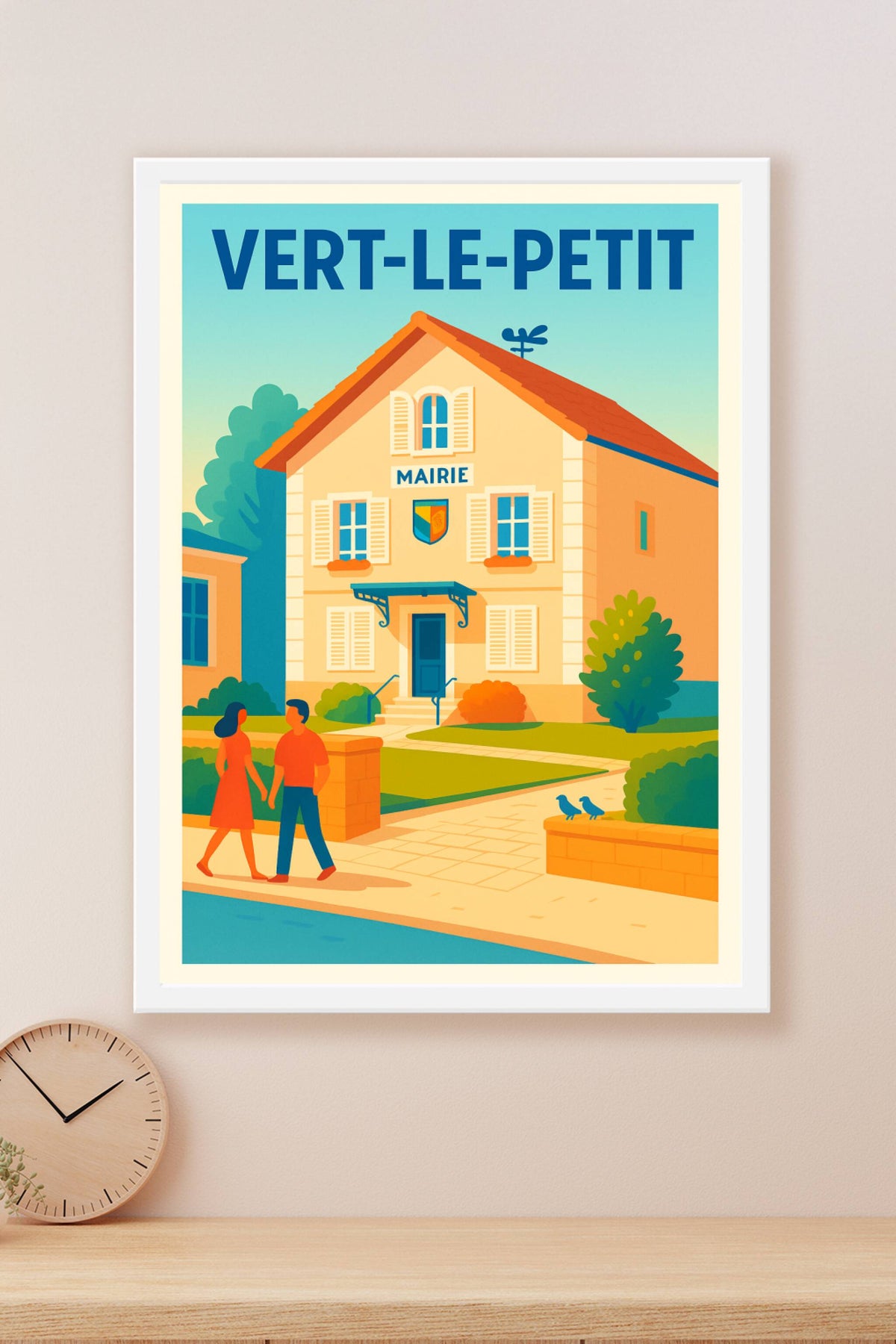 Affiche de Vert-le-Petit - Charme et sérénité au cœur du village