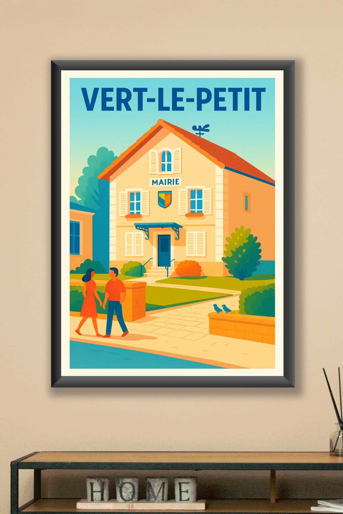 Affiche de Vert-le-Petit - Charme et sérénité au cœur du village