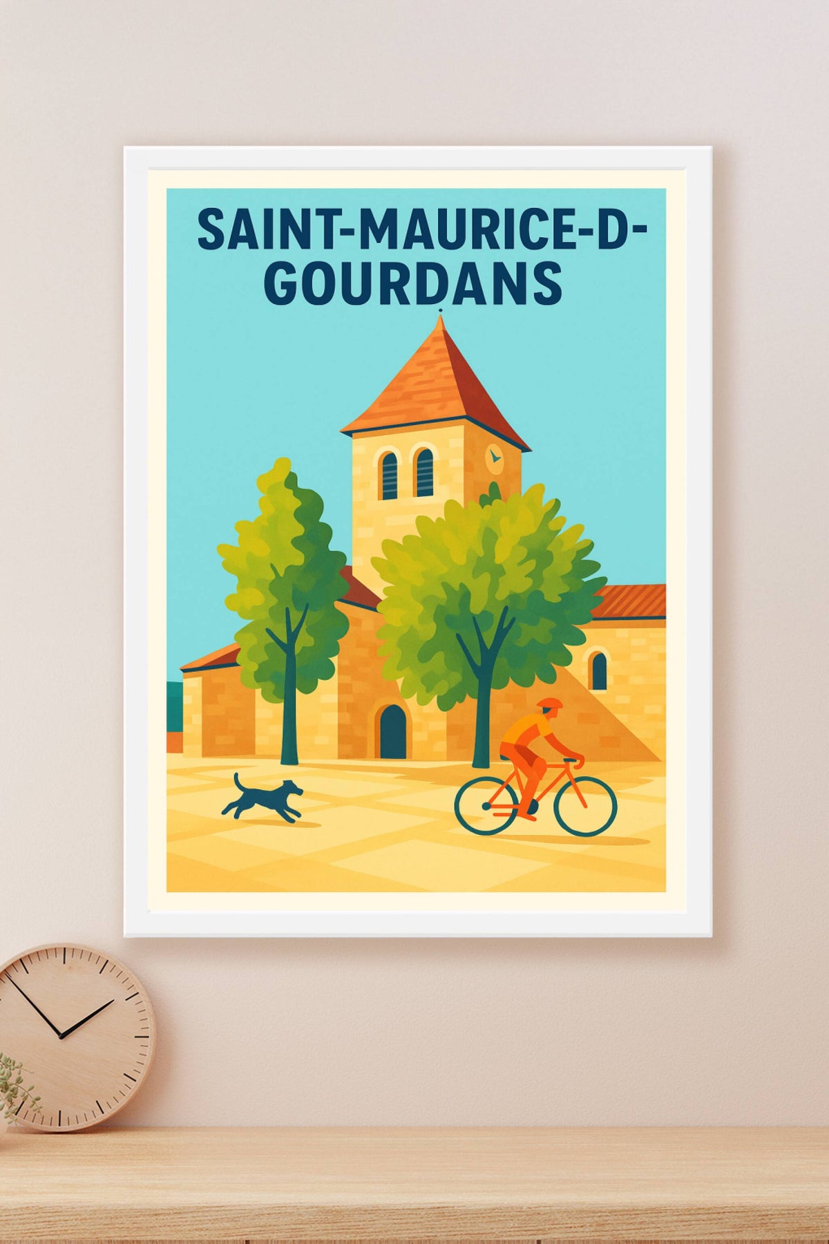 Affiche de Saint-Maurice-de-Gourdans - L'élégance paisible au cœur de la nature