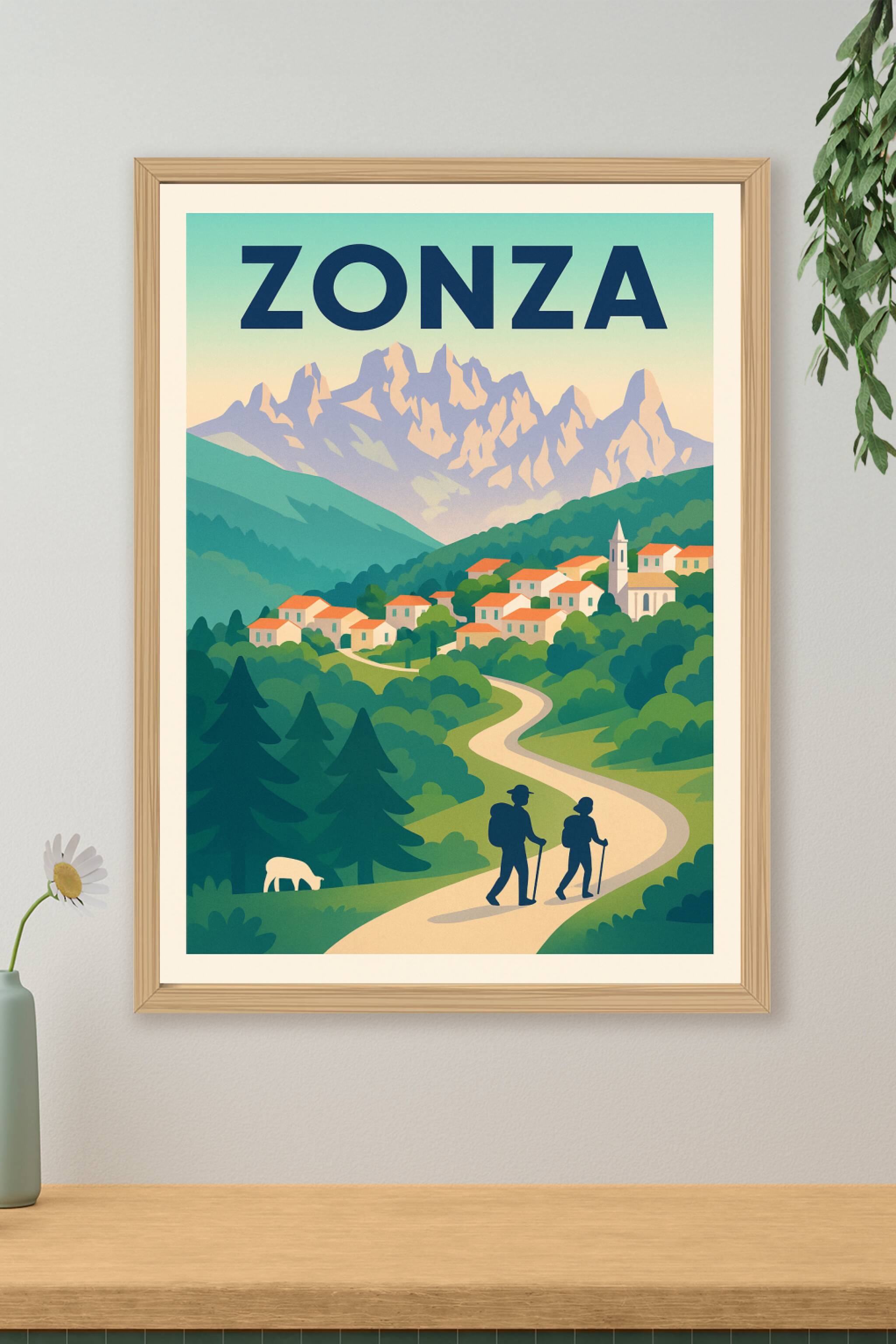 Affiche de Zonza - L'escapade nature au cœur de la Corse
