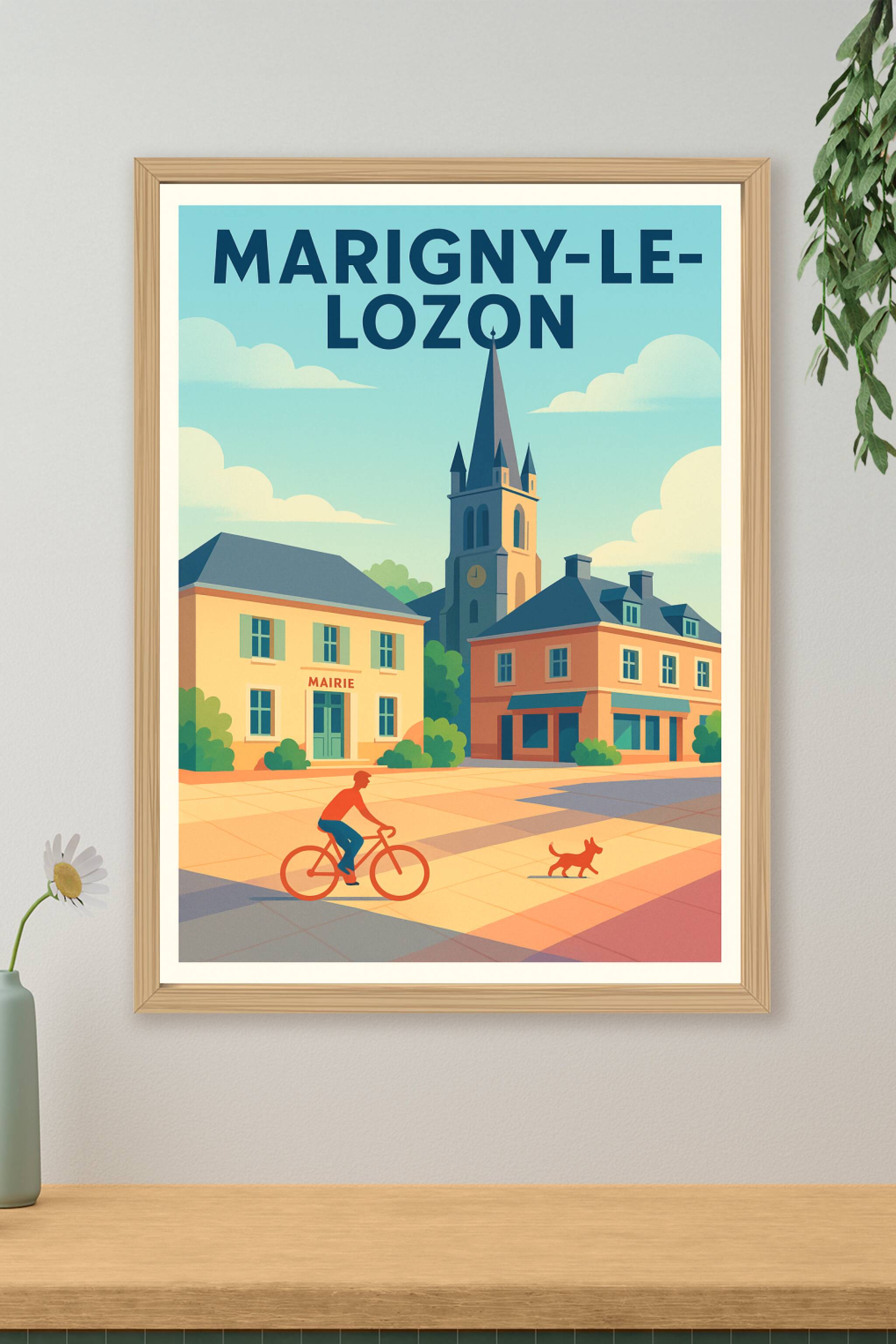Affiche de Marigny-Le-Lozon - Charme paisible au cœur du village