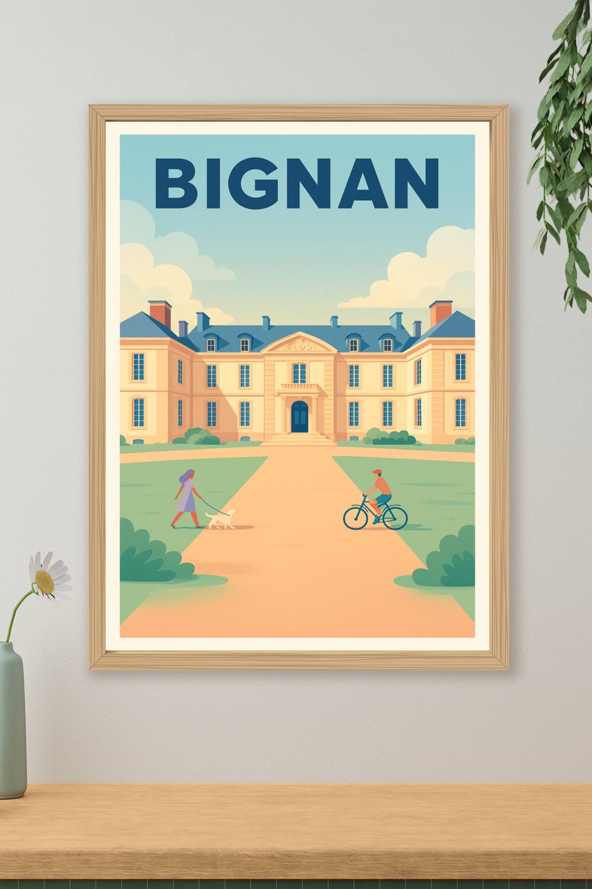 Affiche de Bignan - Élégance et sérénité en Bretagne