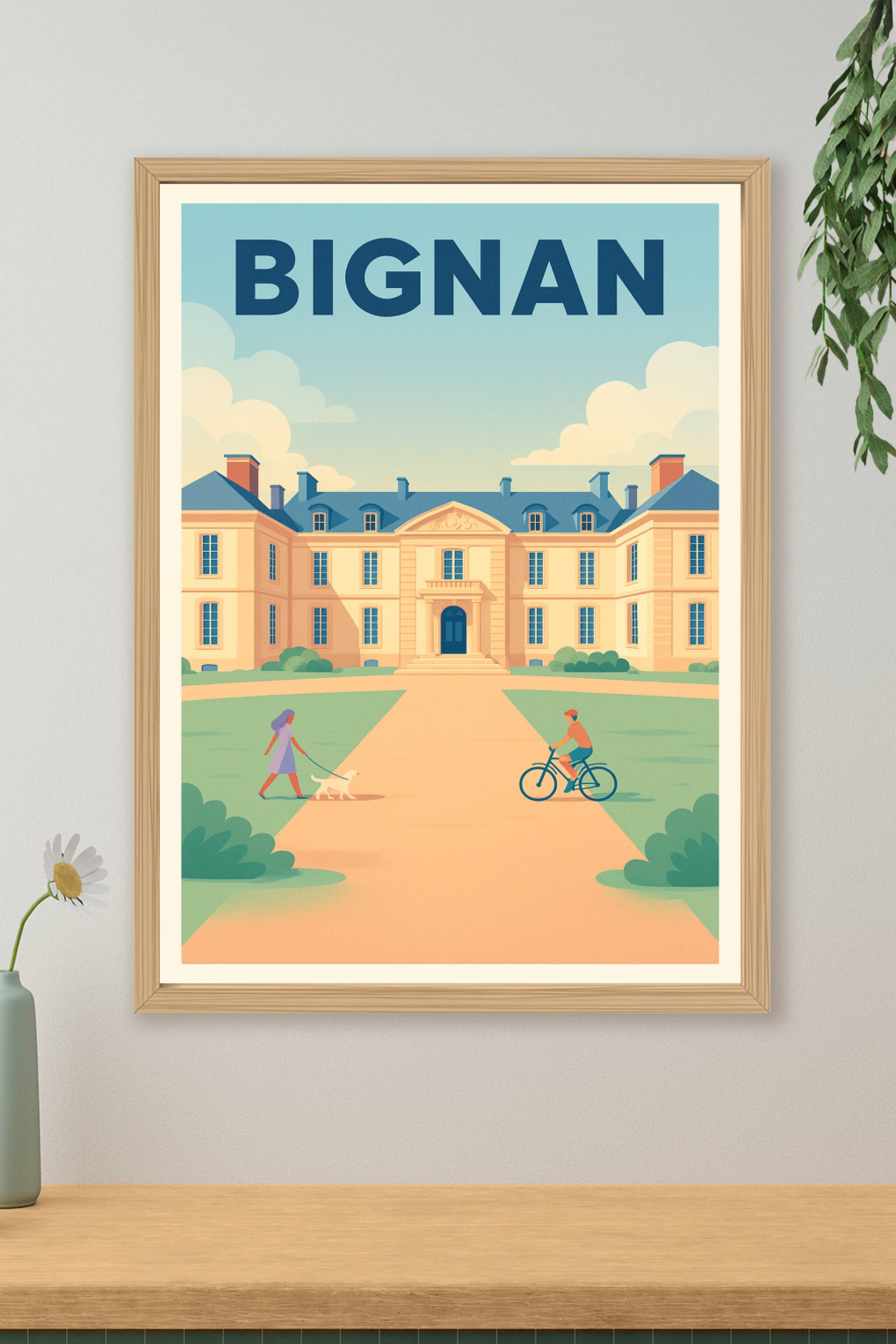 Affiche de Bignan - Élégance et sérénité en Bretagne