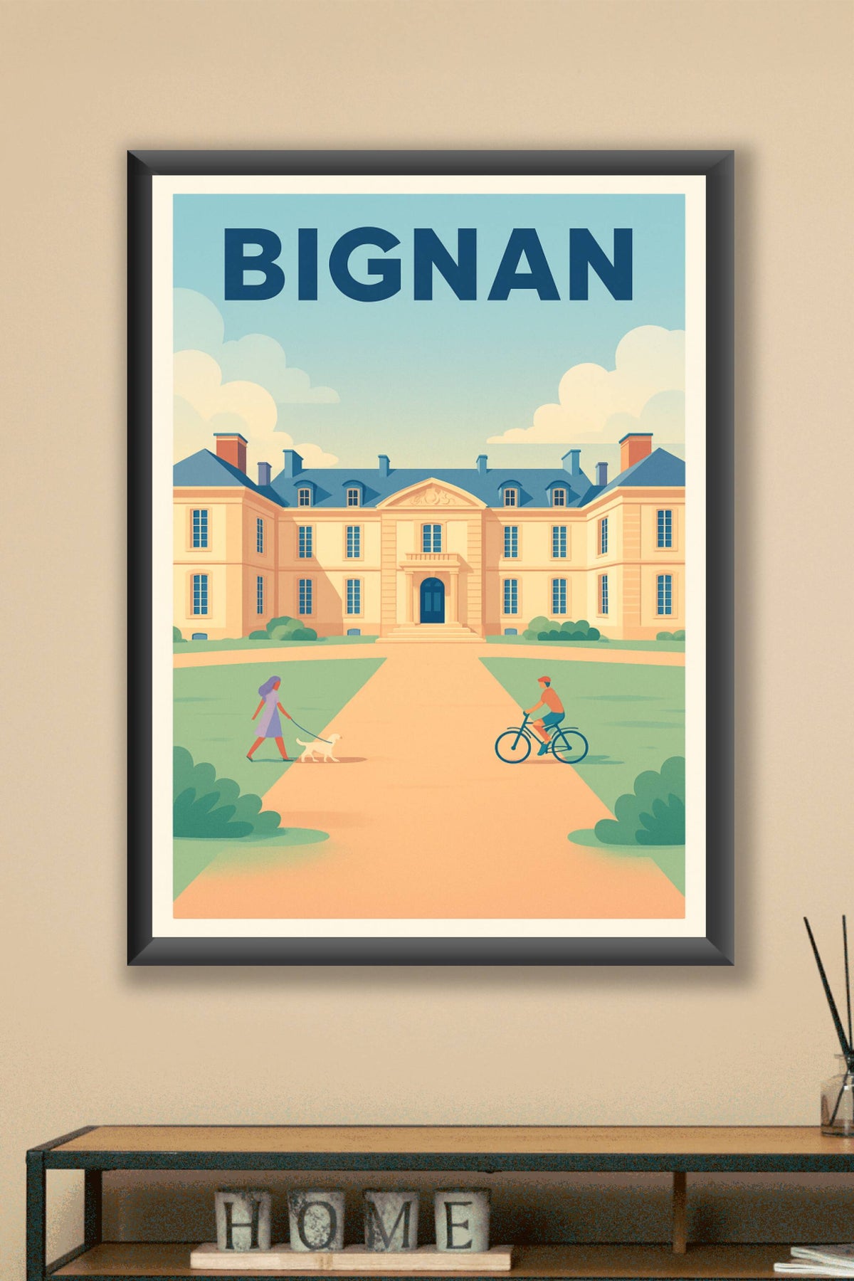 Affiche de Bignan - Élégance et sérénité en Bretagne