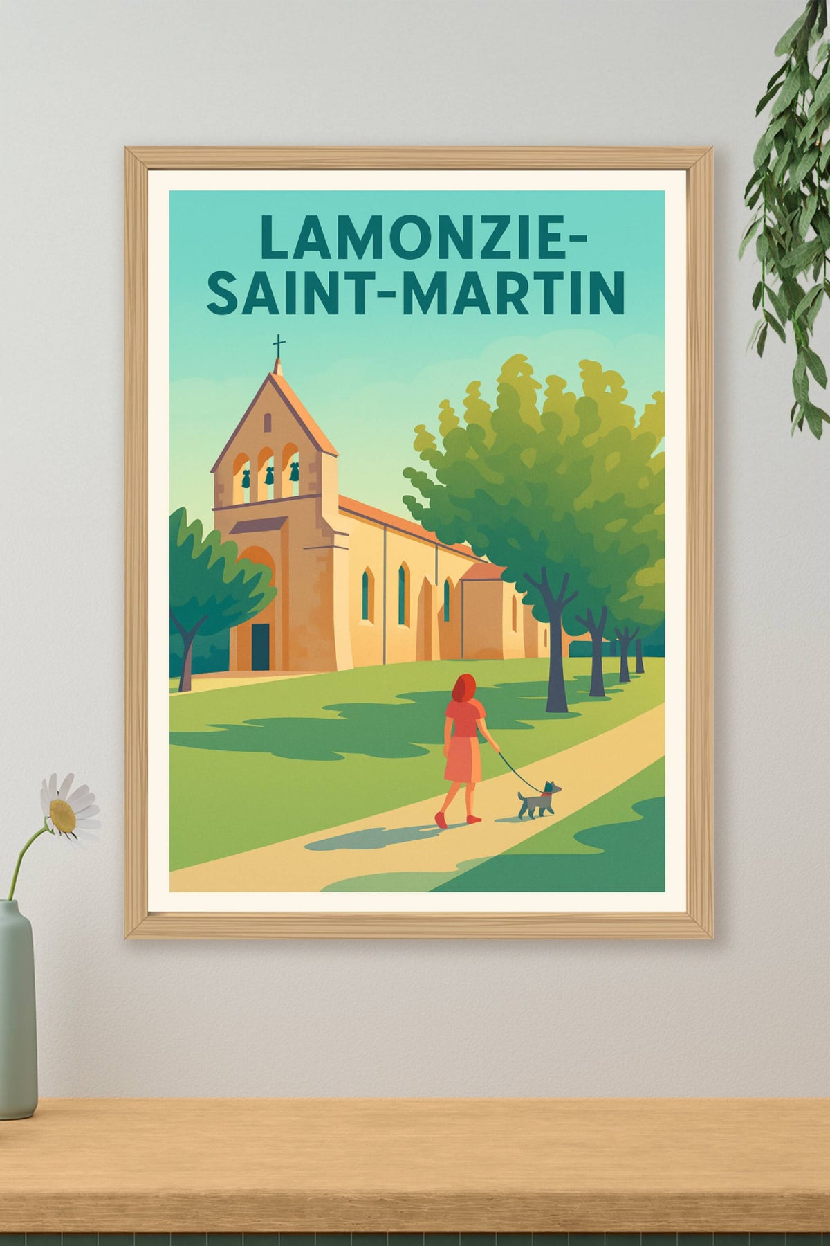 Affiche de Lamonzie-Saint-Martin - Promenade paisible au cœur du patrimoine